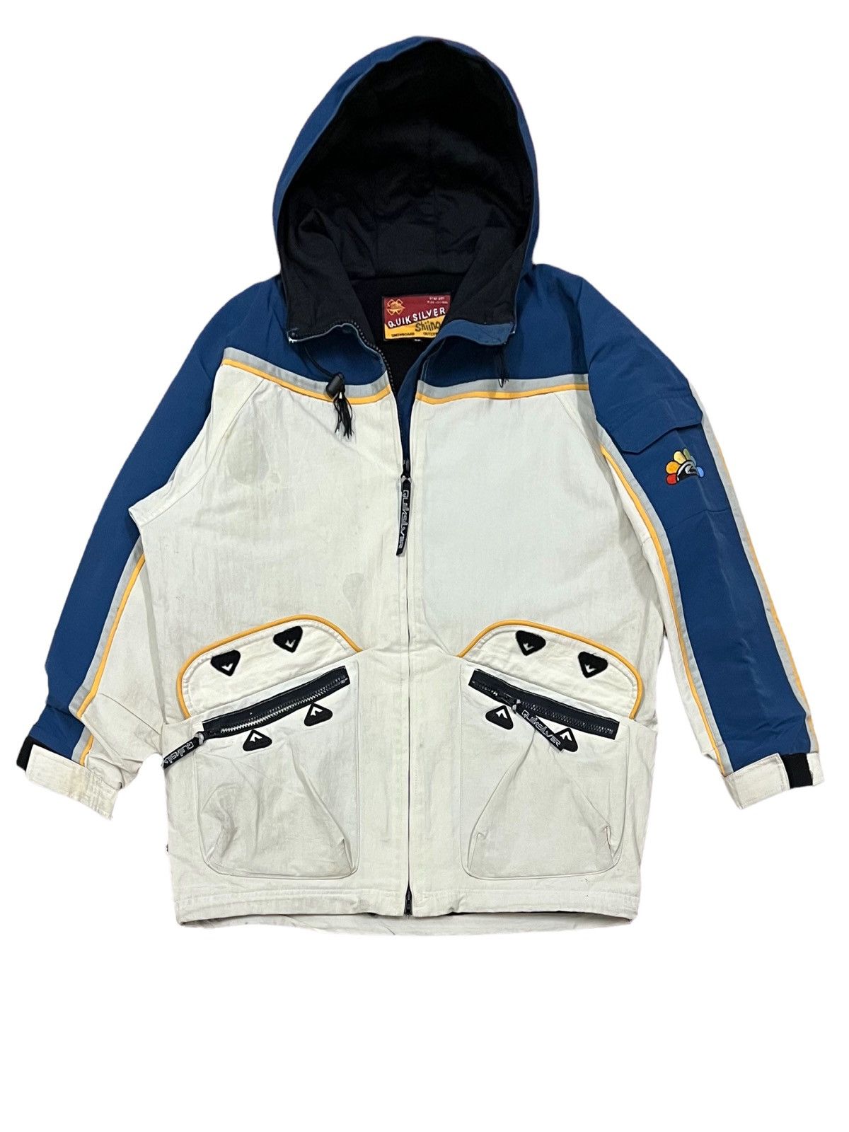 Quicksilver VINTAGE QUICKSILVER SNOWBOARD OUTERWEAR JACKET HOODIE Size US M / EU 48-50 / 2 - 1 Thumbnail
