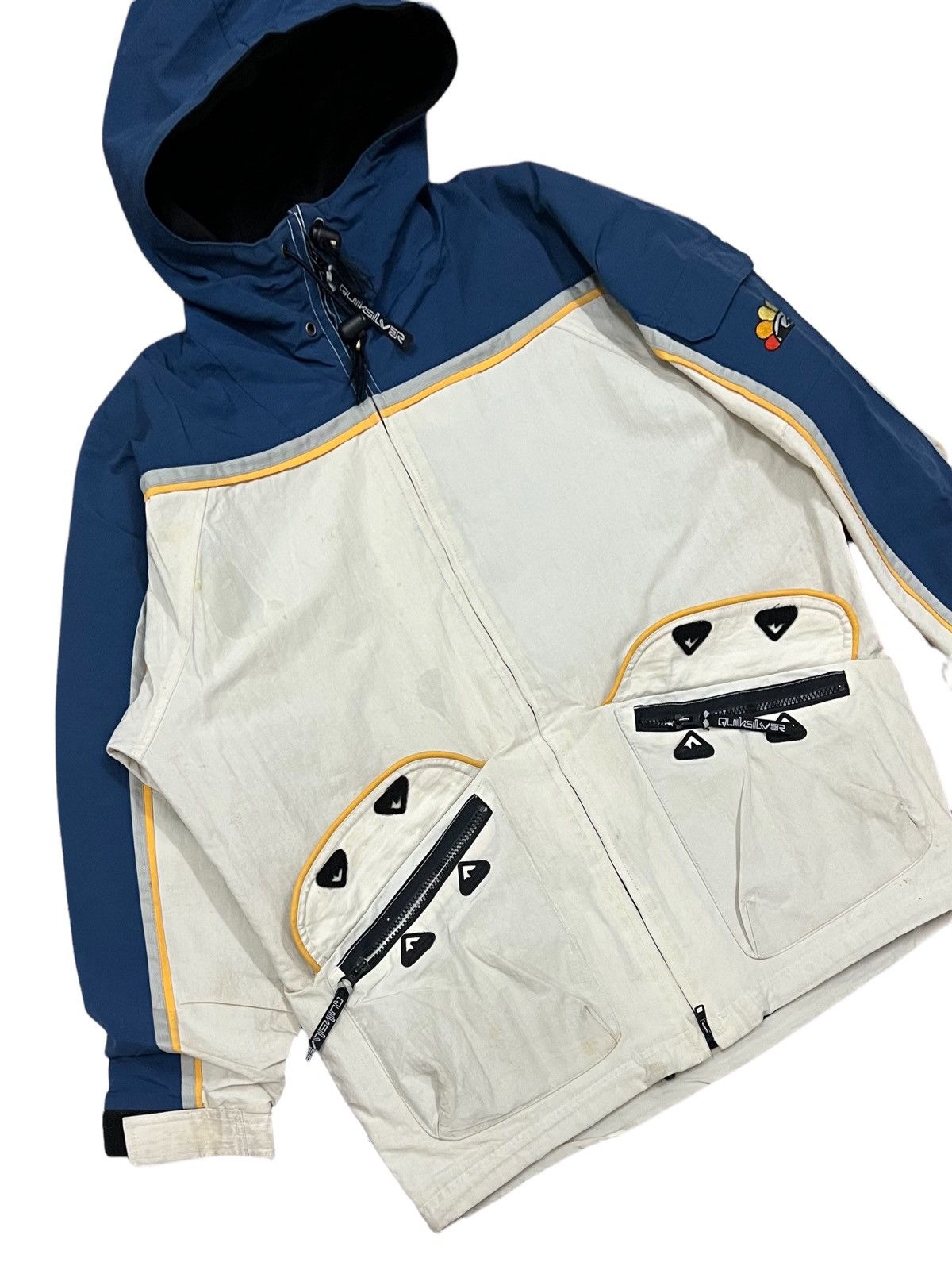 Quicksilver VINTAGE QUICKSILVER SNOWBOARD OUTERWEAR JACKET HOODIE Size US M / EU 48-50 / 2 - 7 Thumbnail