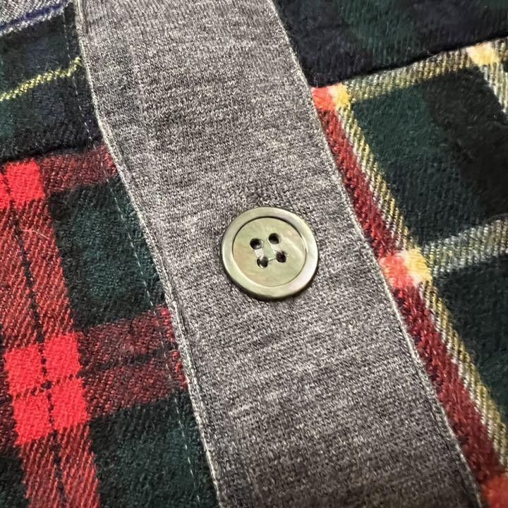 Comme des Garcons × Comme des Garcons Homme AD2011 Patchwork Plaid Cardigan Size US S / EU 44-46 / 1 - 7 Thumbnail