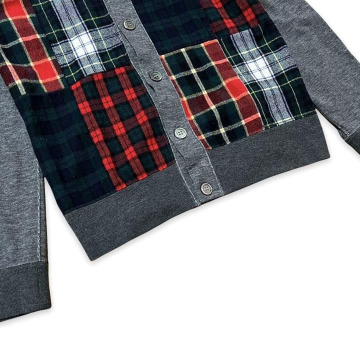 Comme des Garcons × Comme des Garcons Homme AD2011 Patchwork Plaid Cardigan Size US S / EU 44-46 / 1 - 4 Thumbnail
