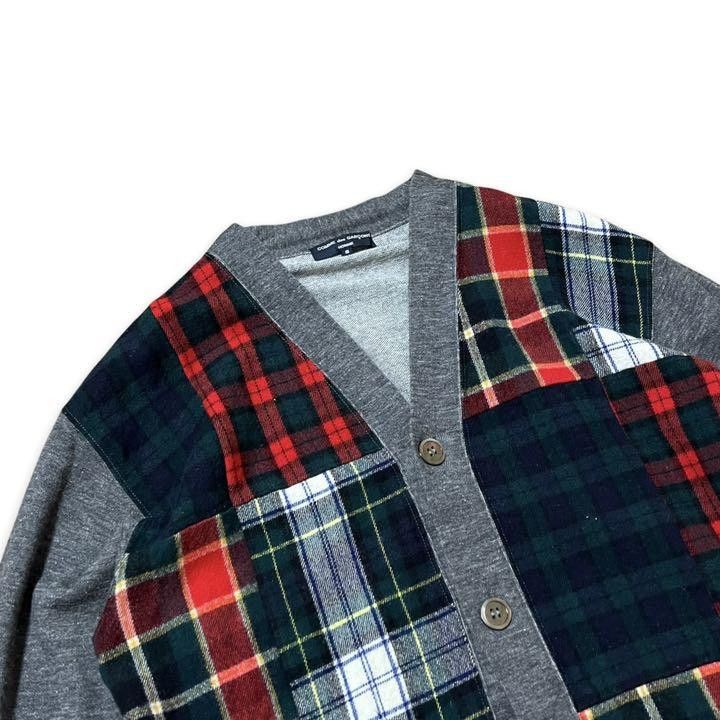 Comme des Garcons × Comme des Garcons Homme AD2011 Patchwork Plaid Cardigan Size US S / EU 44-46 / 1 - 3 Thumbnail