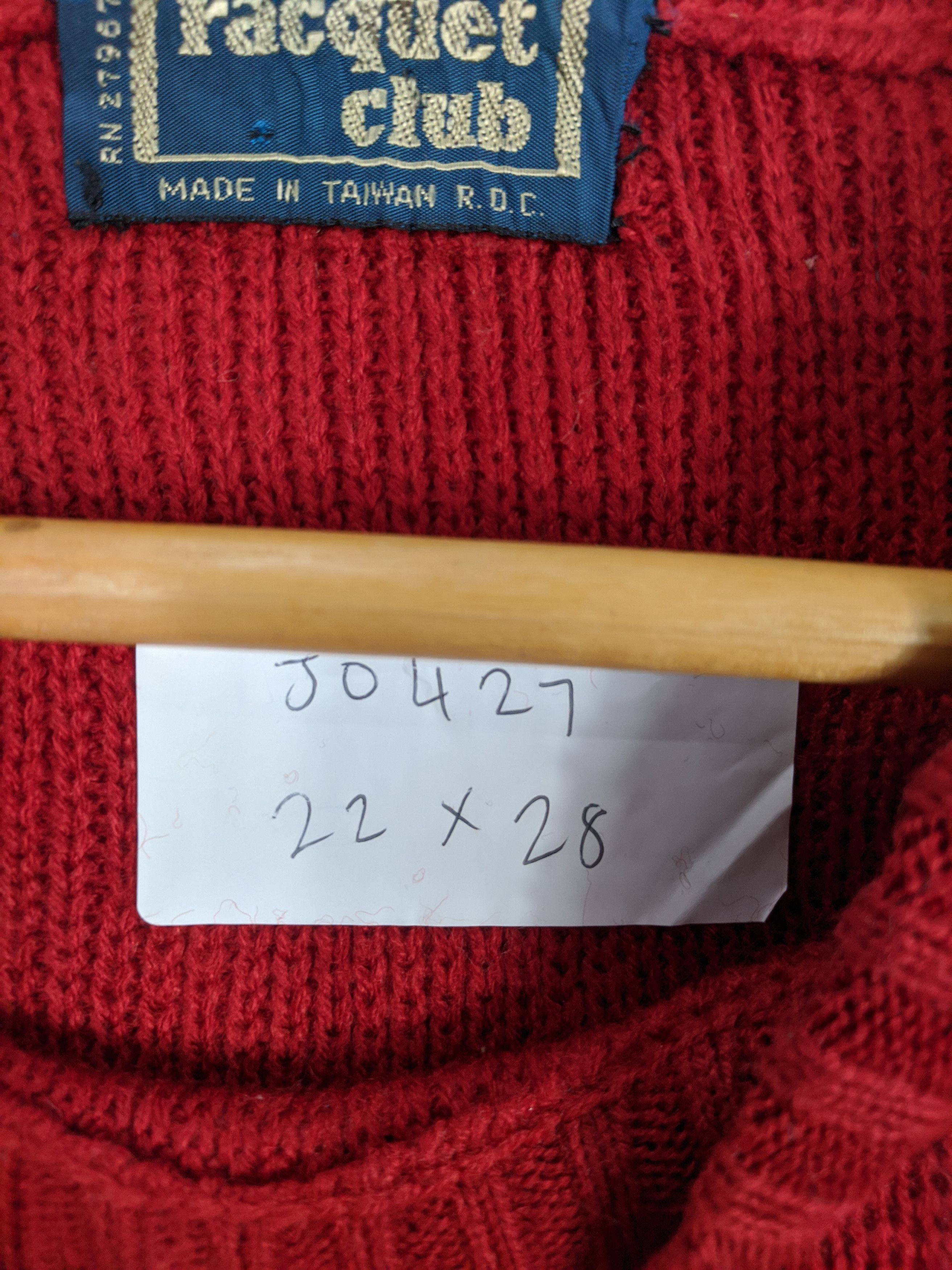 Japanese Brand Vintage Japanese Brand Racquet Club Knitwear J0427 Size US L / EU 52-54 / 3 - 8 Thumbnail