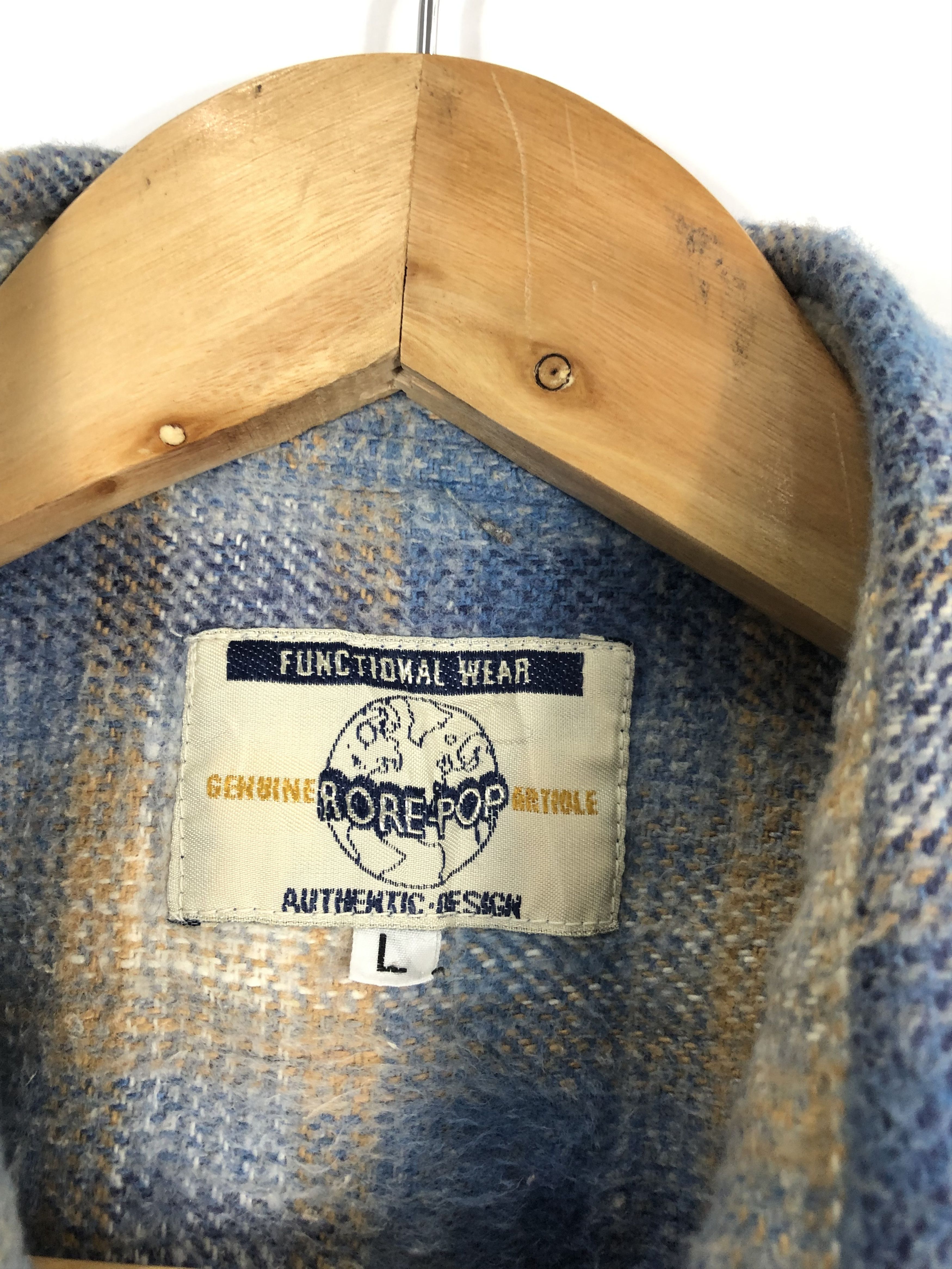 Japanese Brand × Vintage Vintage Japanese Brand Shadow Plaid Flannel Size US L / EU 52-54 / 3 - 6 Thumbnail