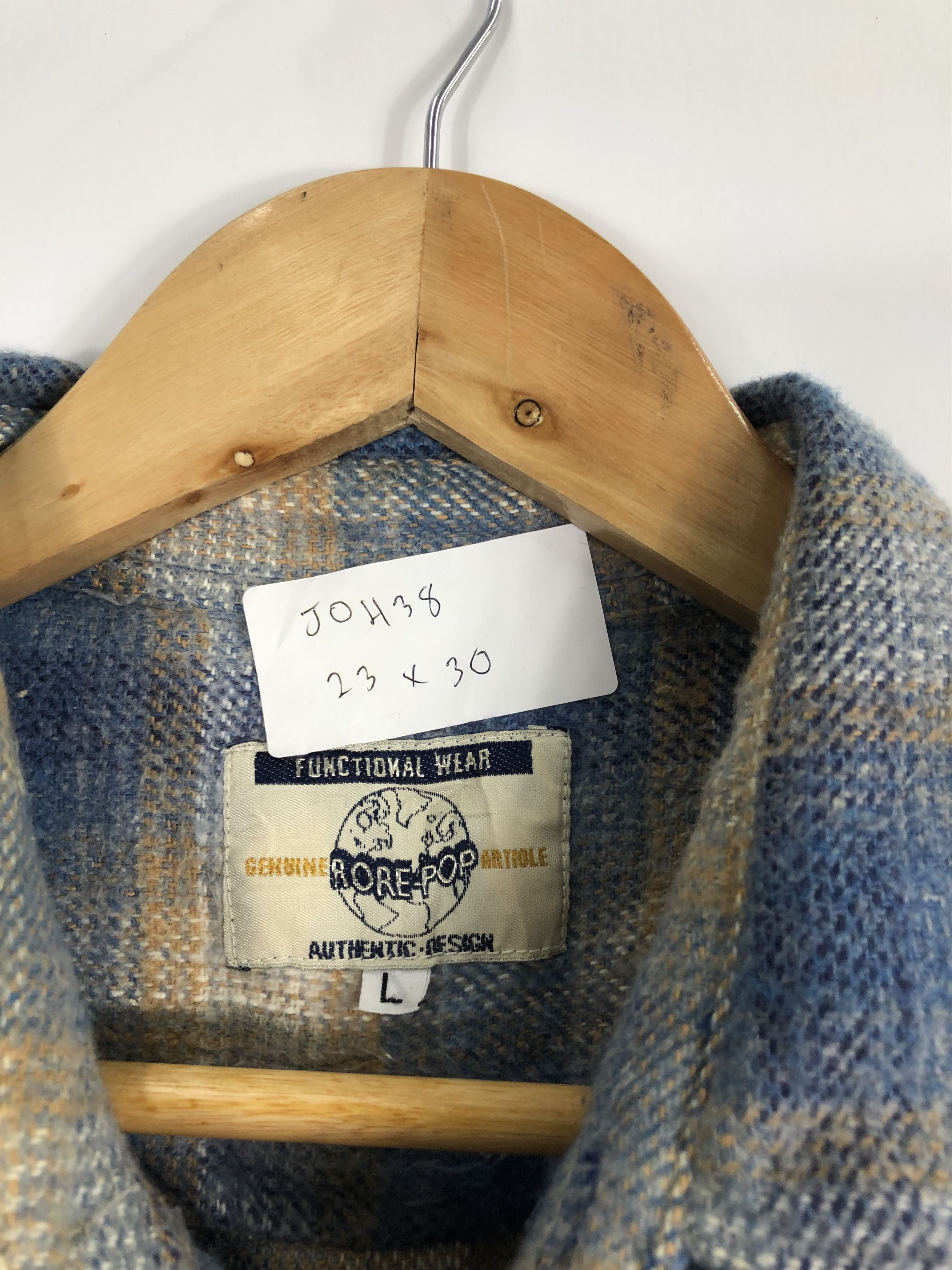 Japanese Brand × Vintage Vintage Japanese Brand Shadow Plaid Flannel Size US L / EU 52-54 / 3 - 11 Thumbnail