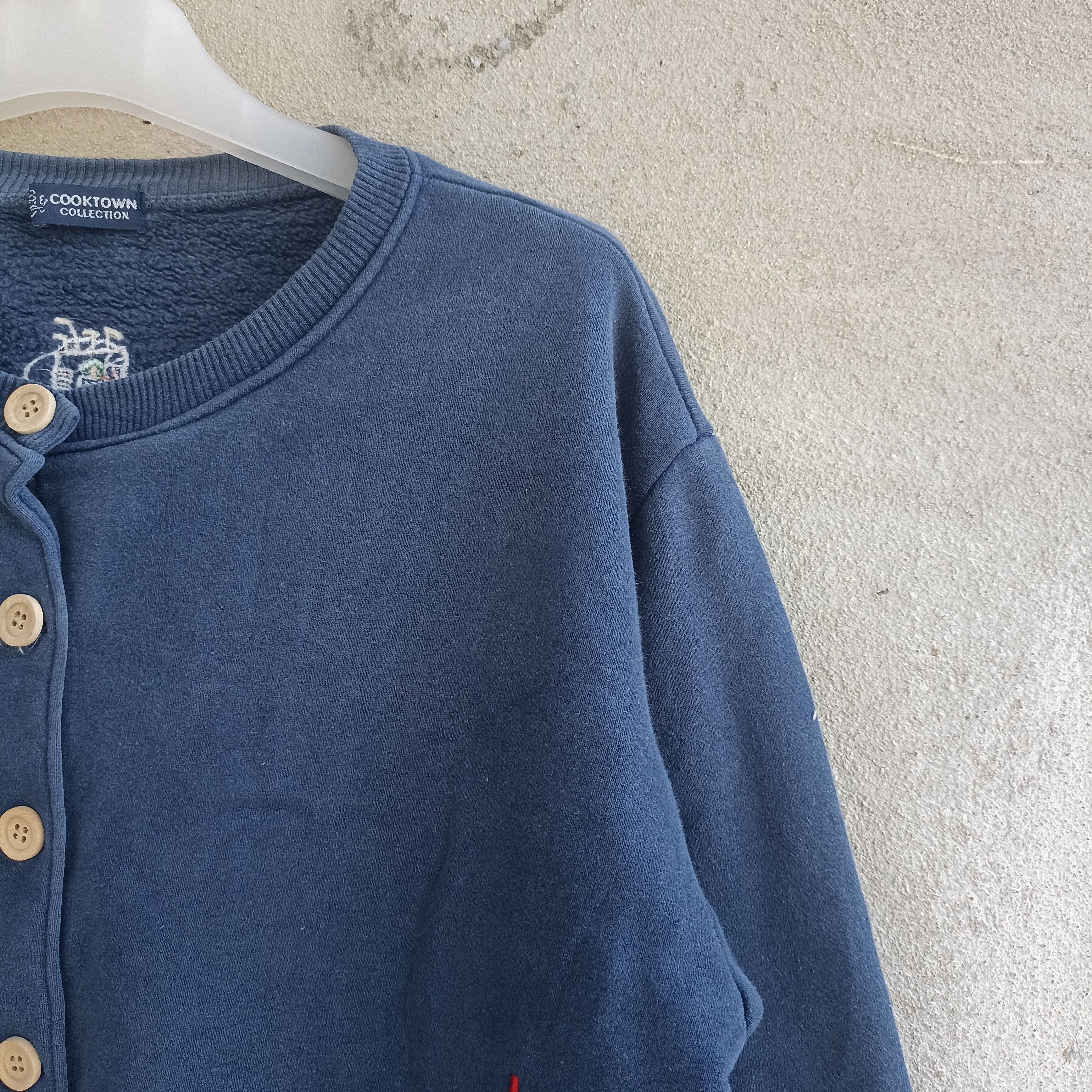 Japanese Brand Cooktown Collection Golf Embroidery Blue Cardigan Size M / US 6-8 / IT 42-44 - 6 Thumbnail