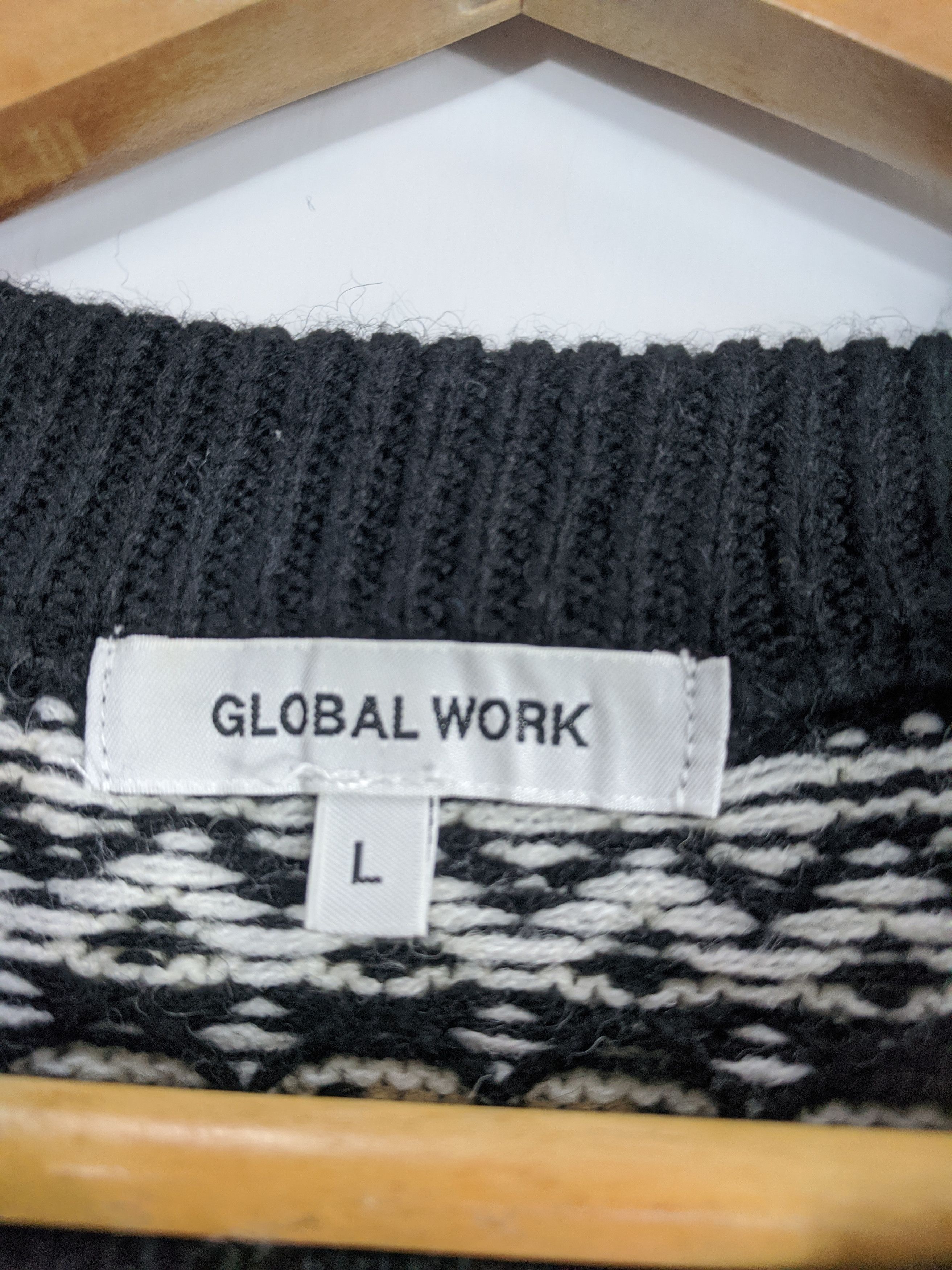 Global Work × Japanese Brand × Vintage Vintage Japanese Brand Global Work Knitwear Size US L / EU 52-54 / 3 - 4 Thumbnail
