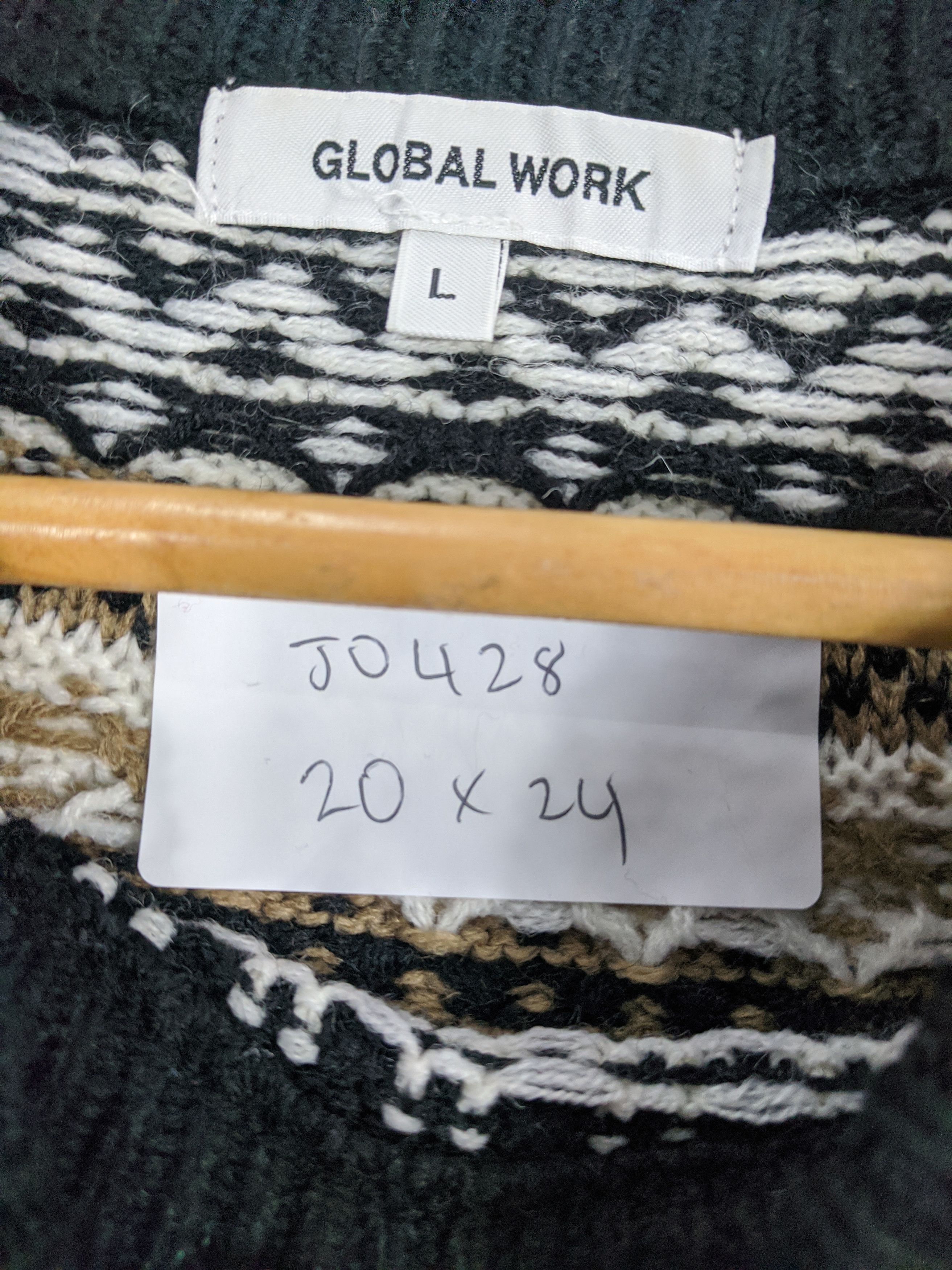 Global Work × Japanese Brand × Vintage Vintage Japanese Brand Global Work Knitwear Size US L / EU 52-54 / 3 - 7 Thumbnail
