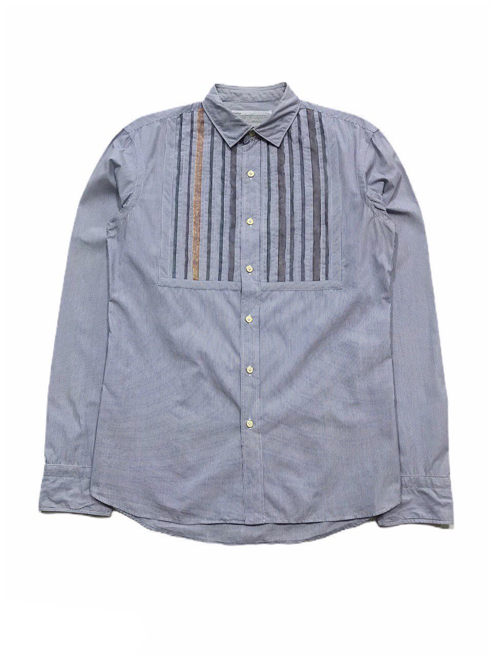 Kolor Grosgrain-Ribbon Pinstriped Shirt Size US M / EU 48-50 / 2 - 1 Thumbnail