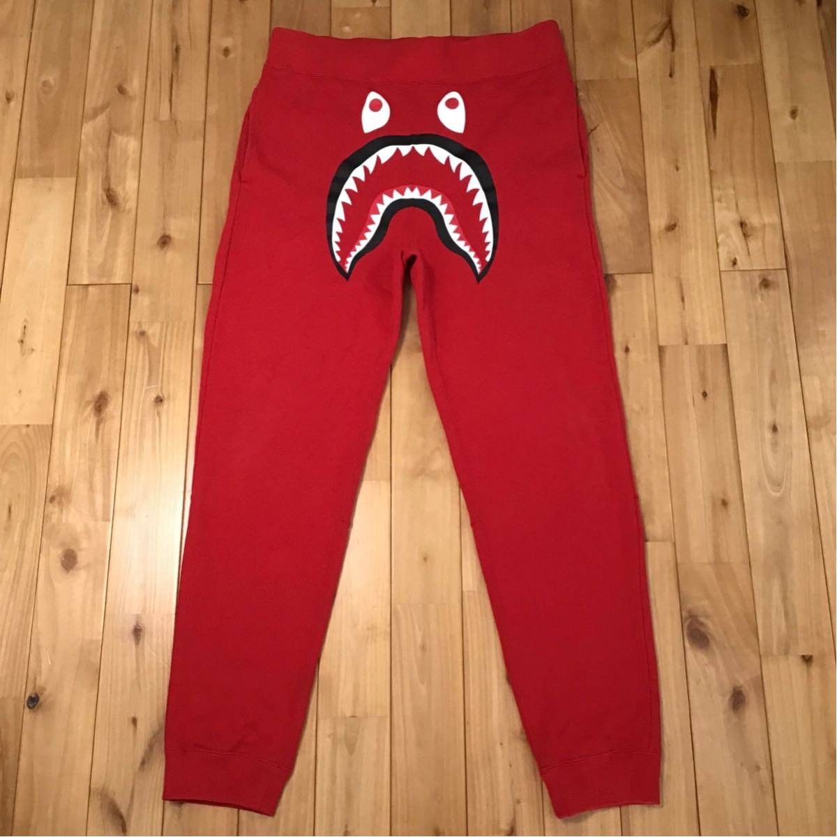 Bape BAPE Shark sweat pants red camo a bathing ape ★size XL Size US 36 / EU 52 - 2 Thumbnail