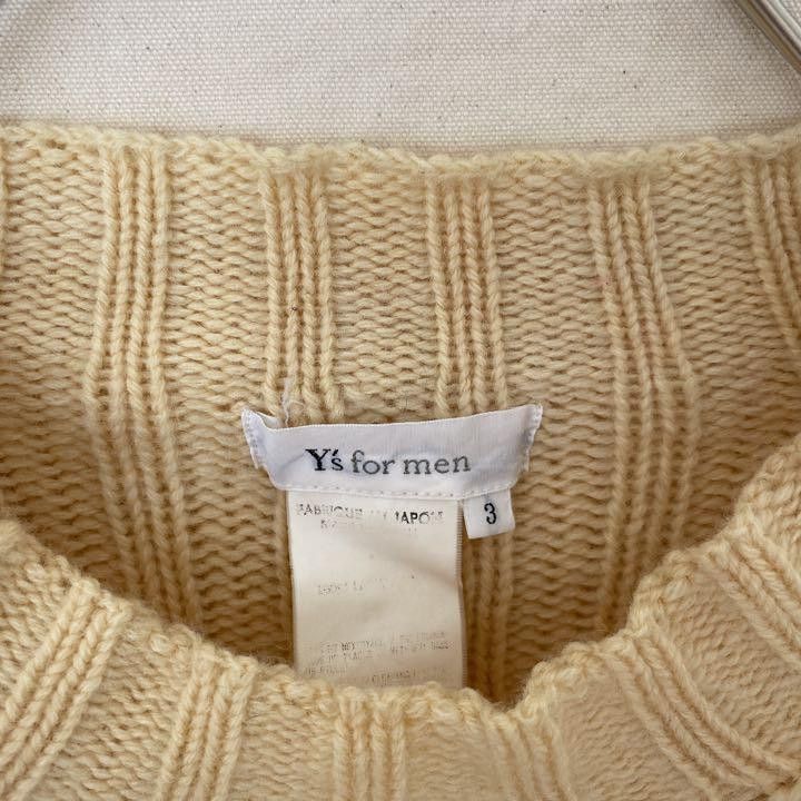 Yohji Yamamoto Thick Ribbed Knit Sweater Size US M / EU 48-50 / 2 - 3 Thumbnail