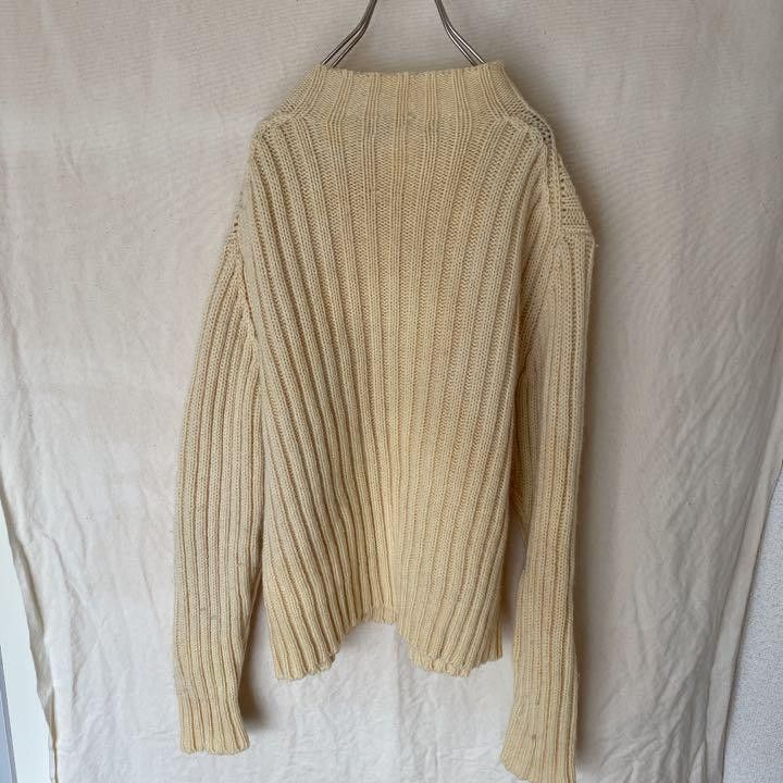 Yohji Yamamoto Thick Ribbed Knit Sweater Size US M / EU 48-50 / 2 - 2 Thumbnail