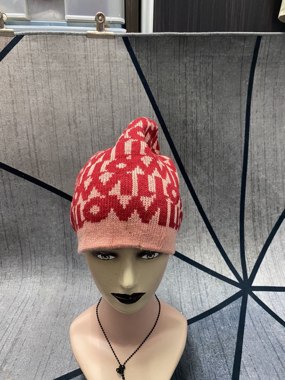 Japanese Brand Japanese Brand Willow Nice Designl Like Monogram Beanie Hat Size ONE SIZE - 1 Thumbnail