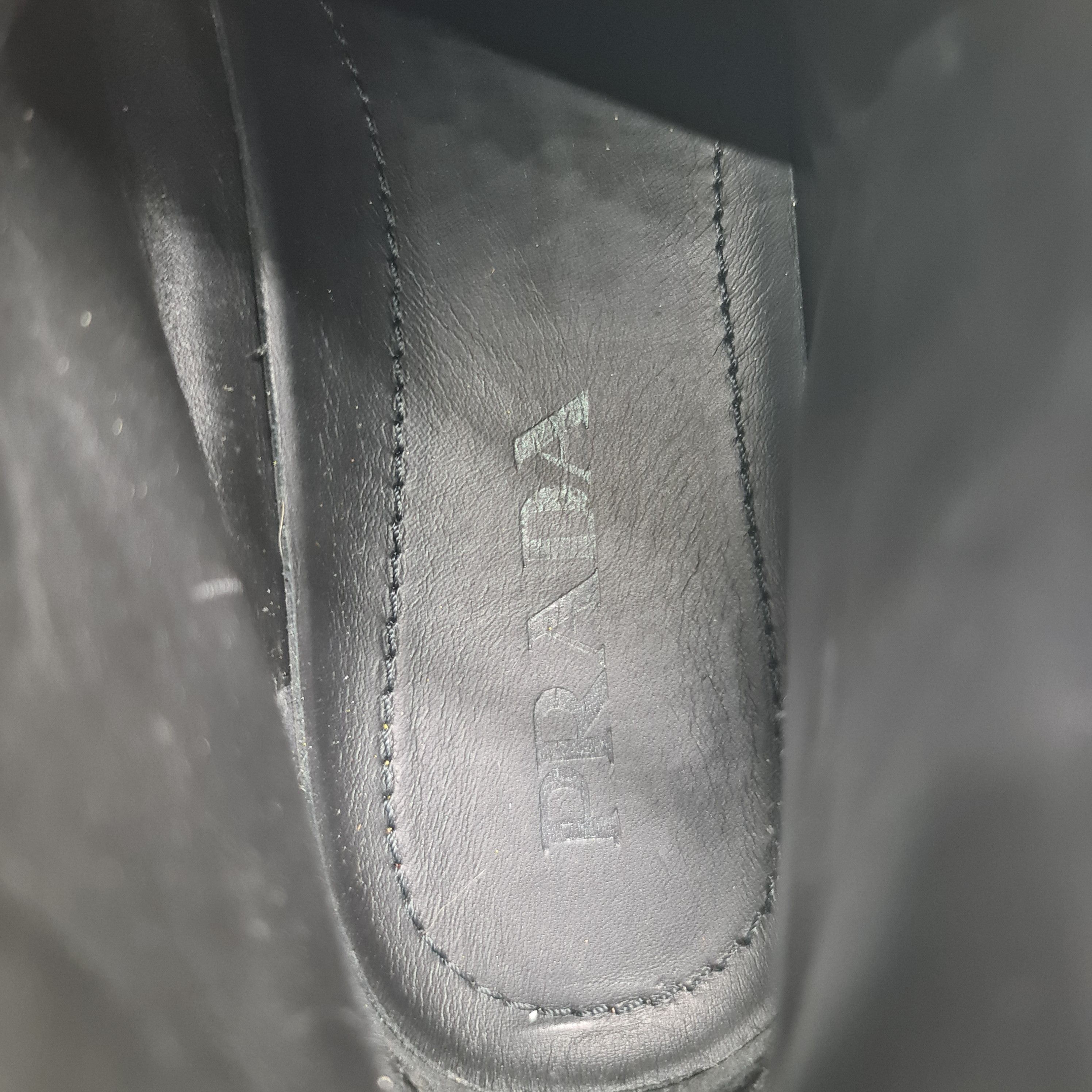 Prada Prada Milano - FW18 Logo Patch High Top Sneakers Size US 8 / EU 41 - 8 Thumbnail