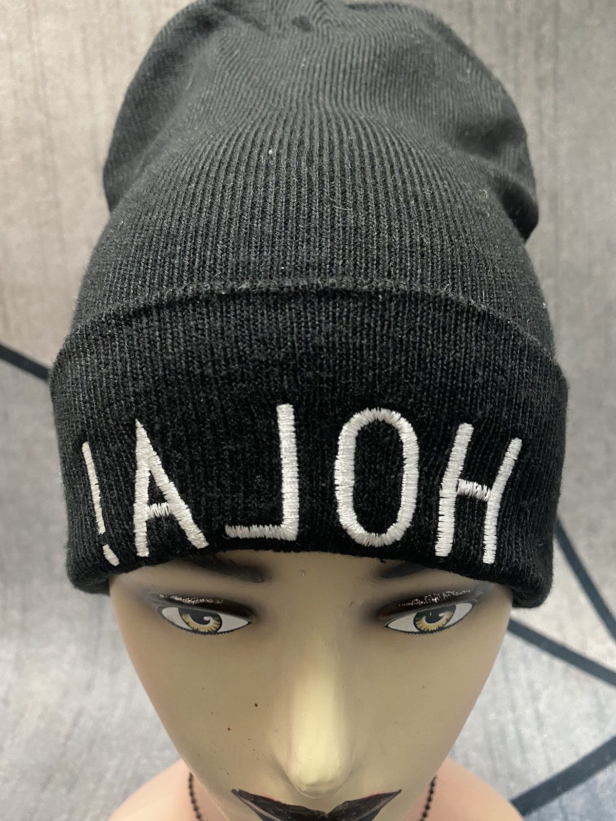 Japanese Brand Here's Market Halo! Embroidered beanie Hat Size ONE SIZE - 2 Thumbnail
