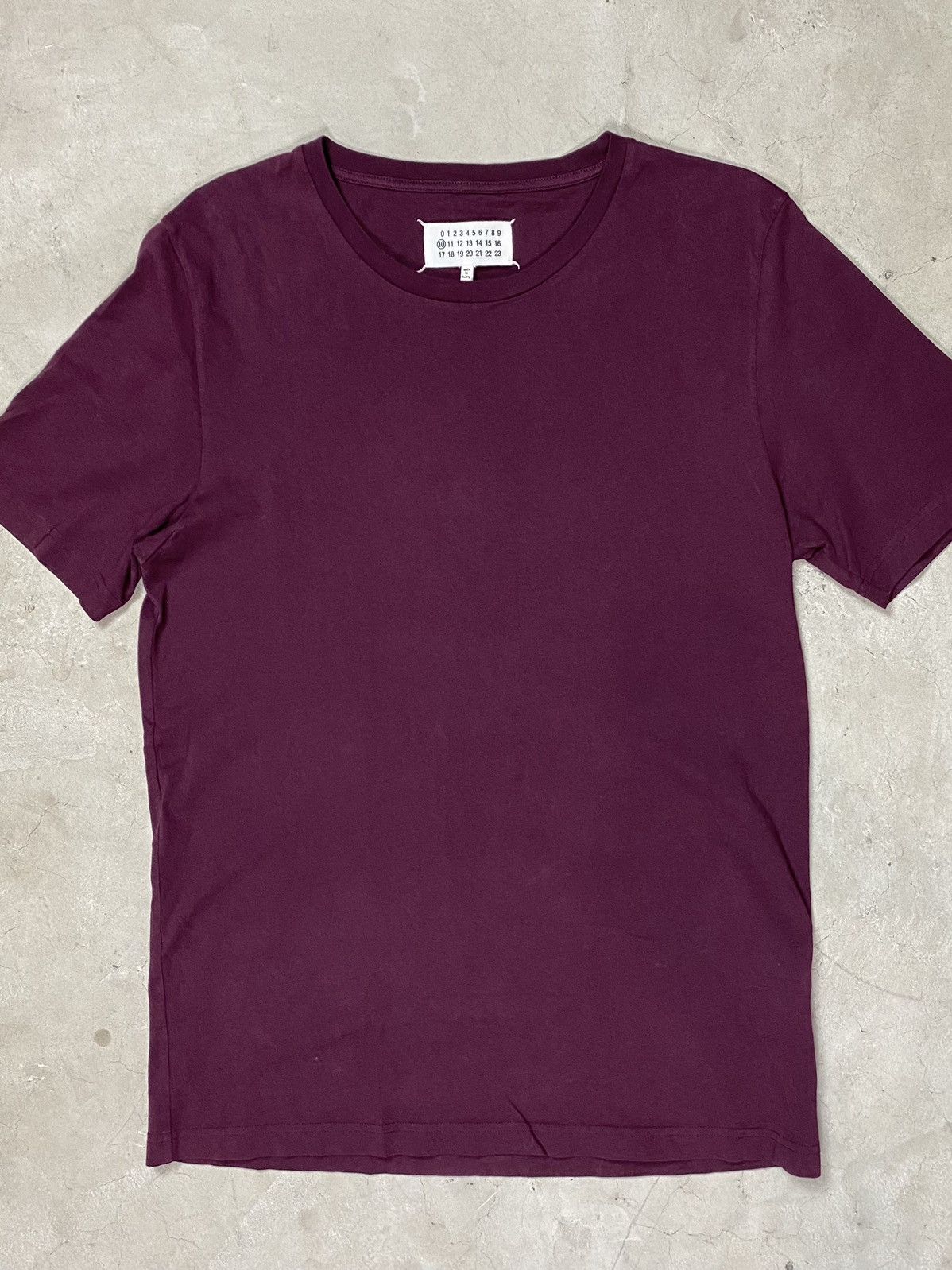 Maison Margiela Maison Margiela Grape Classic Garment Dyed Tee Size US M / EU 48-50 / 2 - 3 Thumbnail