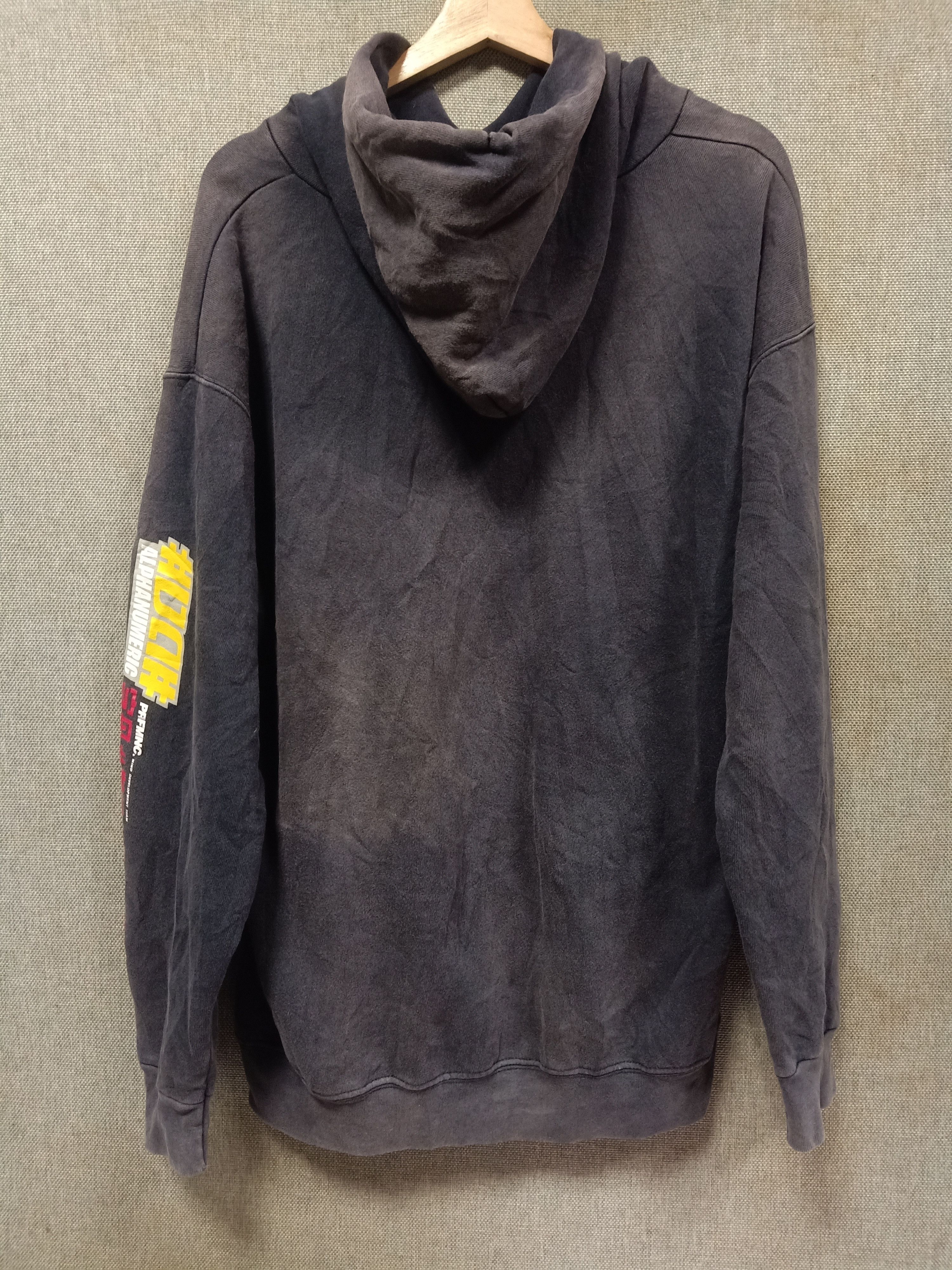 Alphanumeric vintage 90s sweatshirt hoodie alphanumeric made in usa Size US M / EU 48-50 / 2 - 2 Thumbnail
