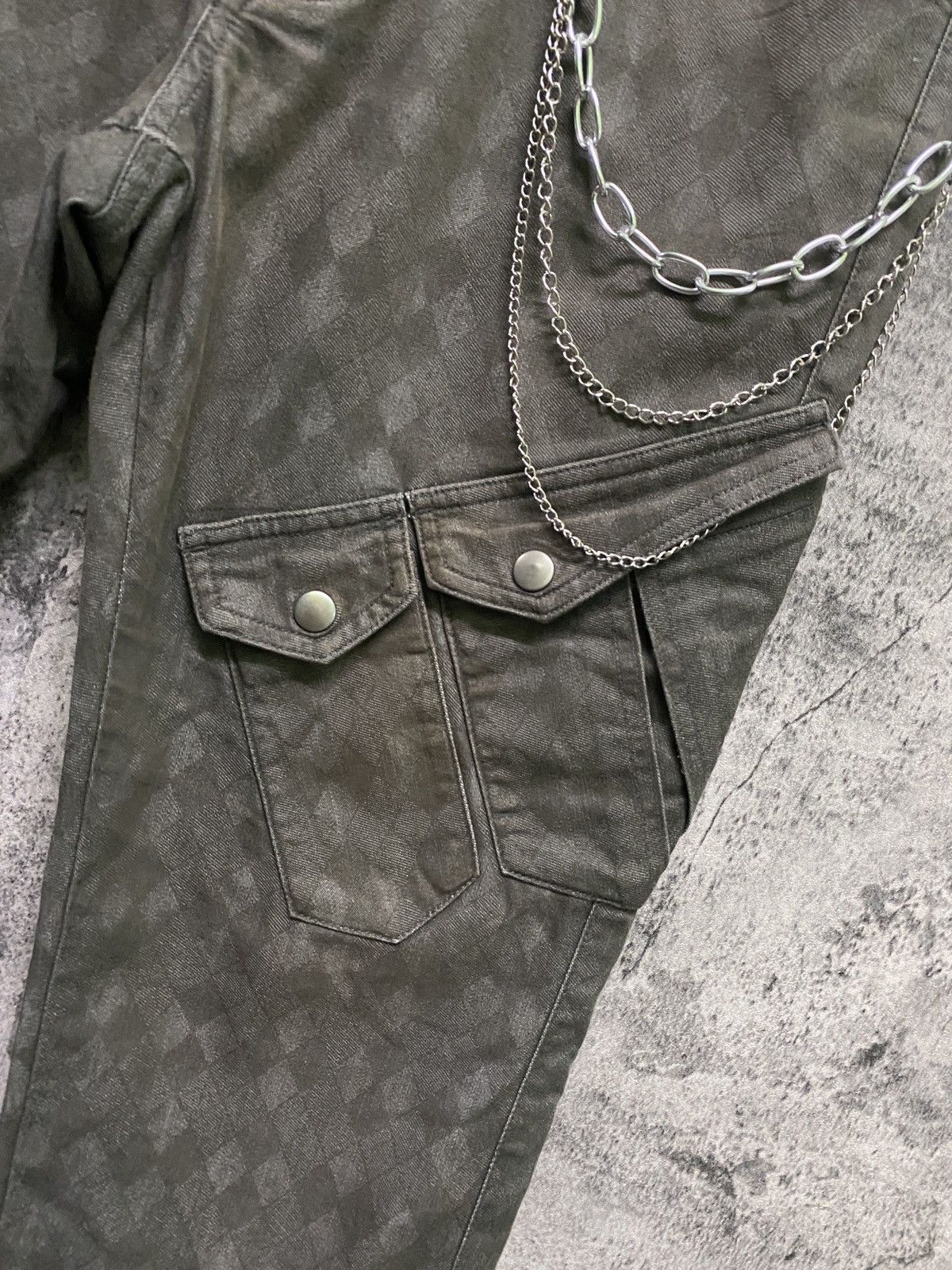 Designer × Japanese Brand × Seditionaries Japanese SEMANTIC DESIGN Checks Multipocket Cargo Pant Size US 31 - 9 Thumbnail