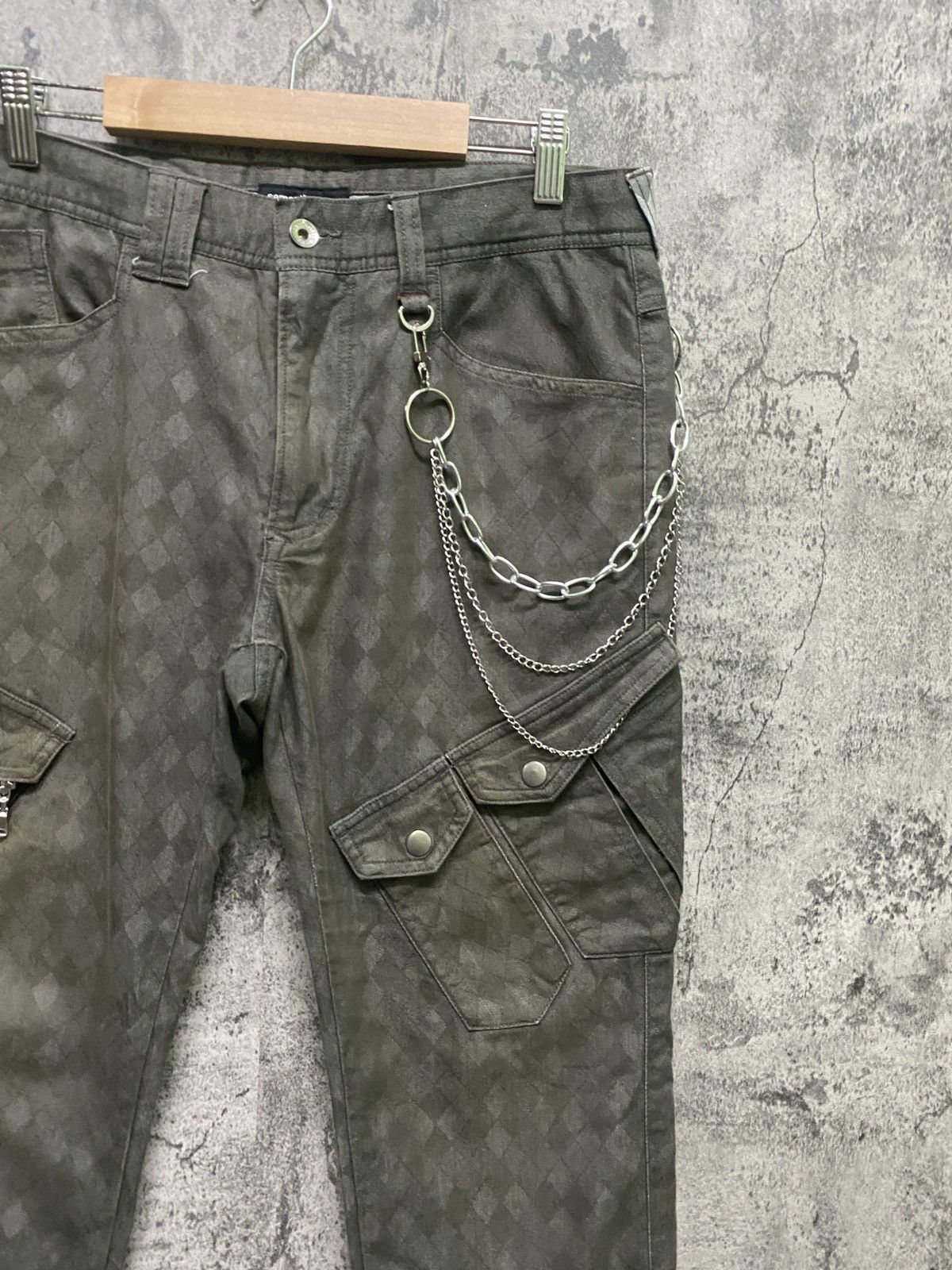 Designer × Japanese Brand × Seditionaries Japanese SEMANTIC DESIGN Checks Multipocket Cargo Pant Size US 31 - 5 Thumbnail