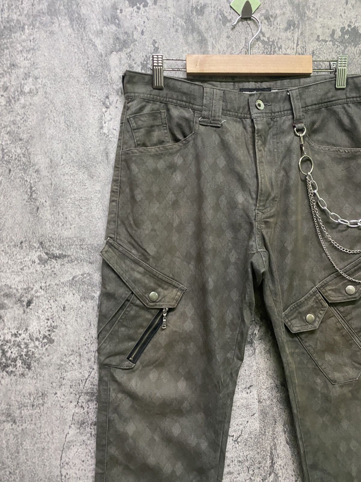 Designer × Japanese Brand × Seditionaries Japanese SEMANTIC DESIGN Checks Multipocket Cargo Pant Size US 31 - 4 Thumbnail