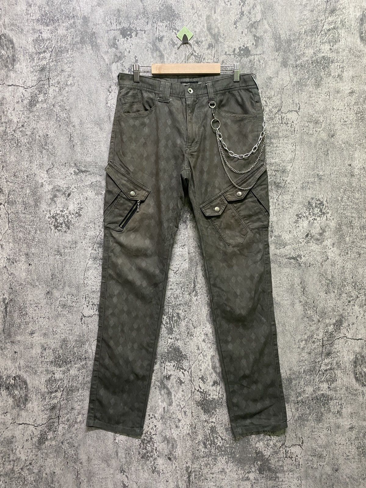 Designer × Japanese Brand × Seditionaries Japanese SEMANTIC DESIGN Checks Multipocket Cargo Pant Size US 31 - 1 Thumbnail
