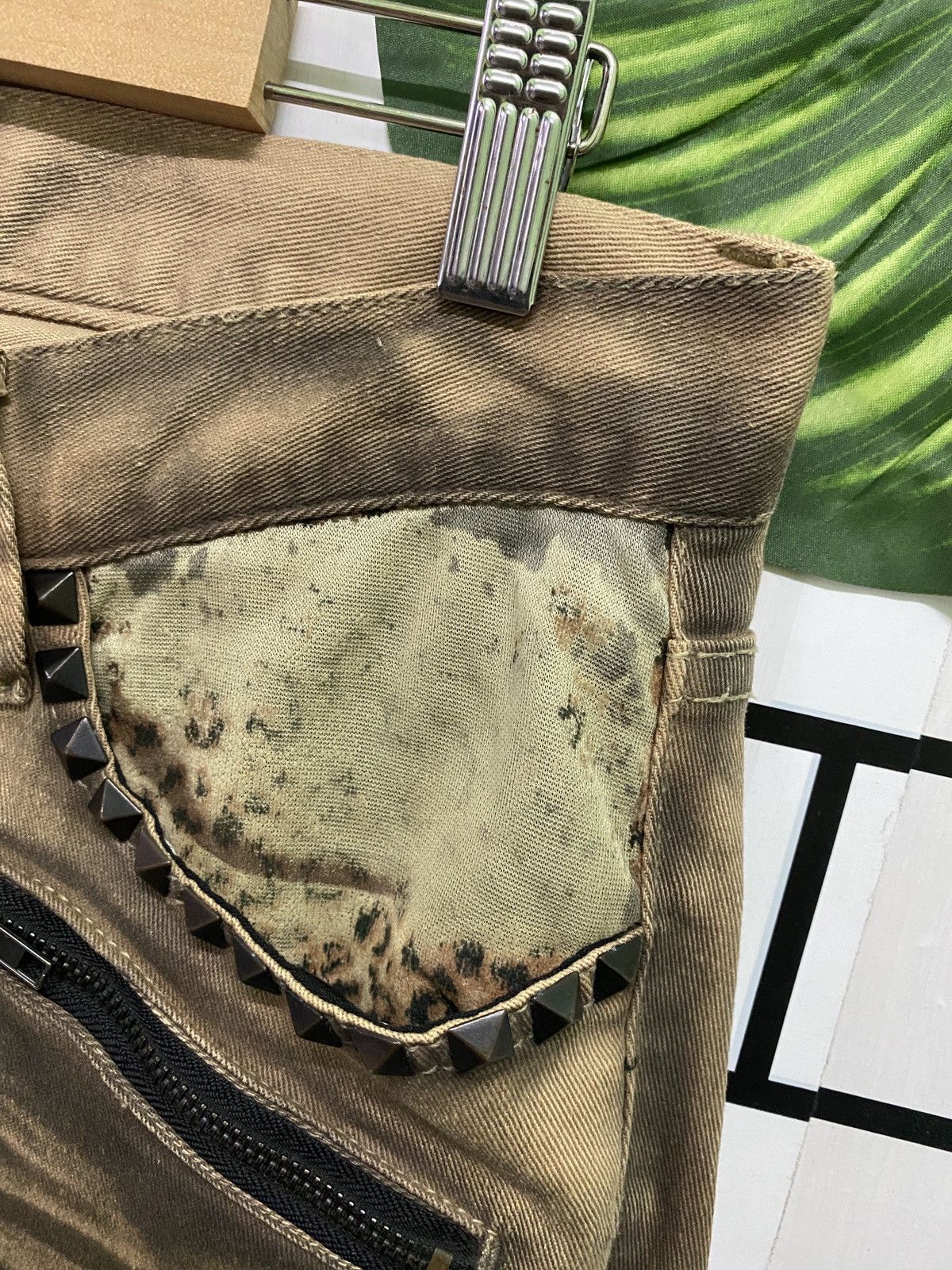 Hysteric Glamour × If Six Was Nine × Japanese Brand CavariA Distressed Multipocket Zipper Bondage Punk CargoPant Size US 32 / EU 48 - 12 Thumbnail