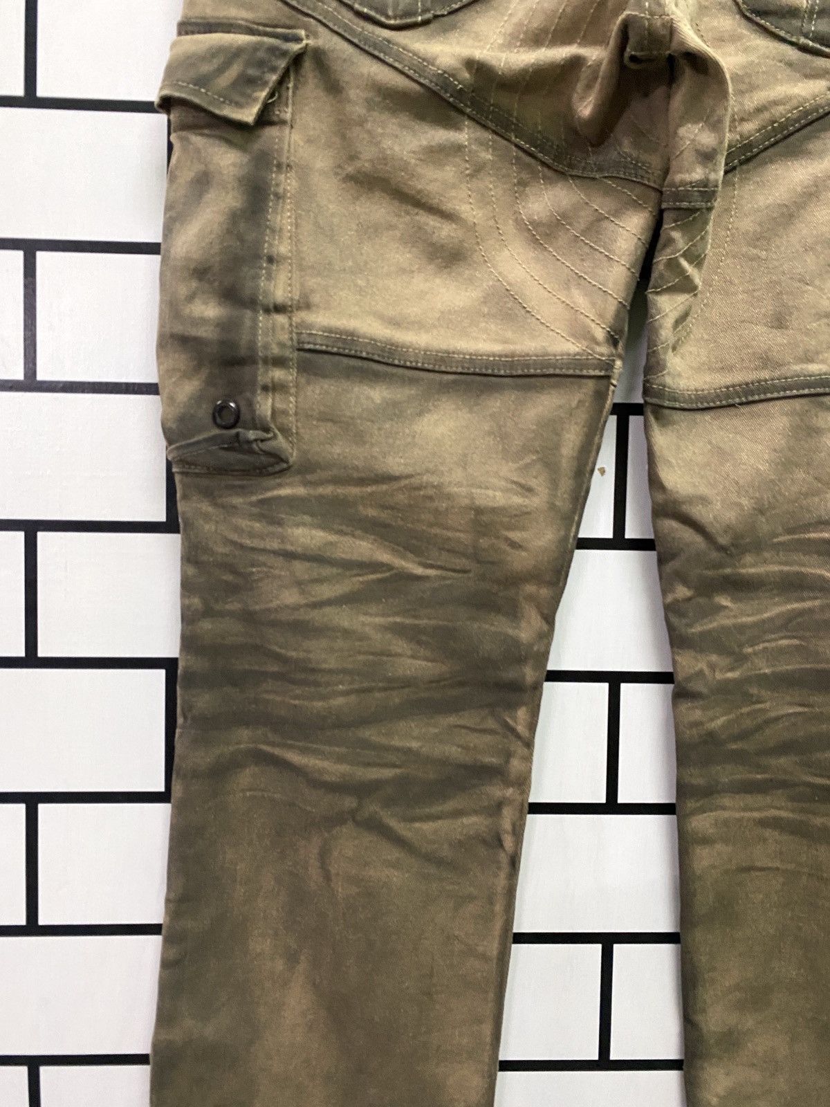 Hysteric Glamour × If Six Was Nine × Japanese Brand CavariA Distressed Multipocket Zipper Bondage Punk CargoPant Size US 32 / EU 48 - 17 Thumbnail
