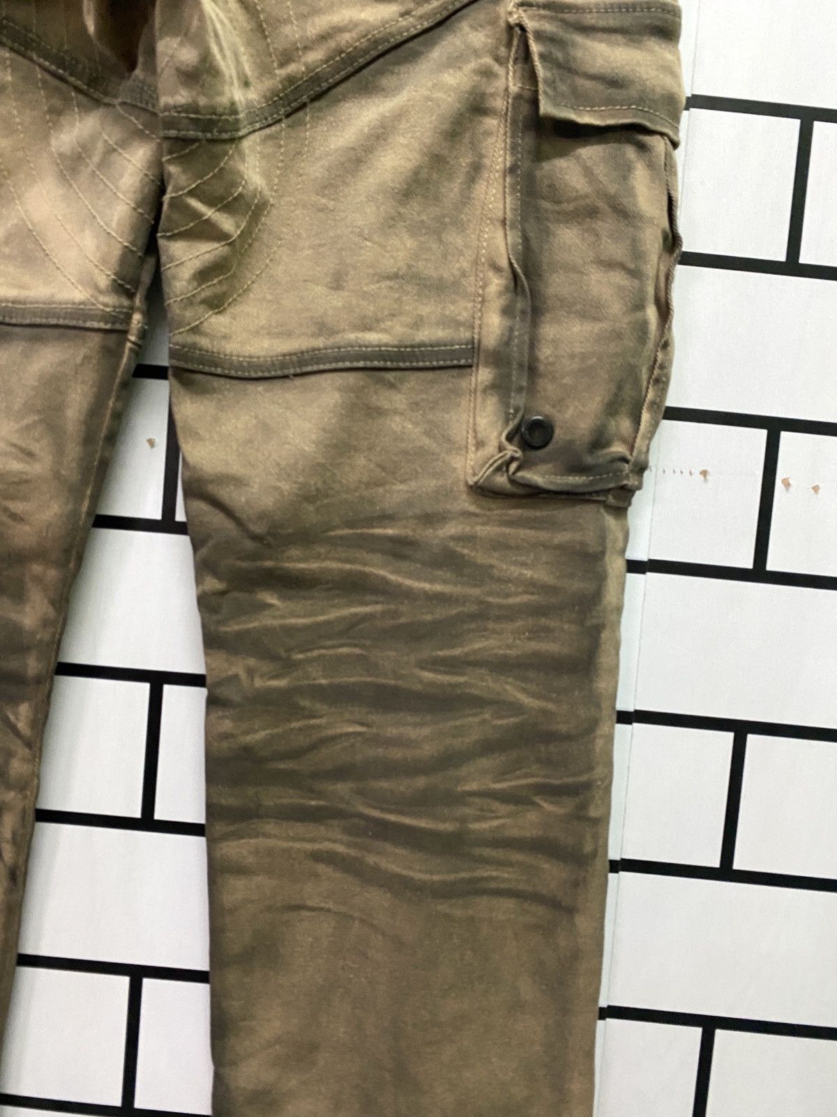 Hysteric Glamour × If Six Was Nine × Japanese Brand CavariA Distressed Multipocket Zipper Bondage Punk CargoPant Size US 32 / EU 48 - 19 Thumbnail