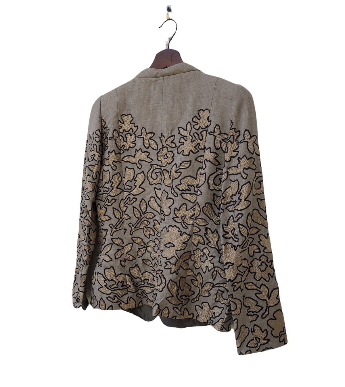 Hiroko Koshino Homme 🫴🏻VTG Hiroko Korshino Embroidered Navite Floral Jacket Size US M / EU 48-50 / 2 - 2 Thumbnail