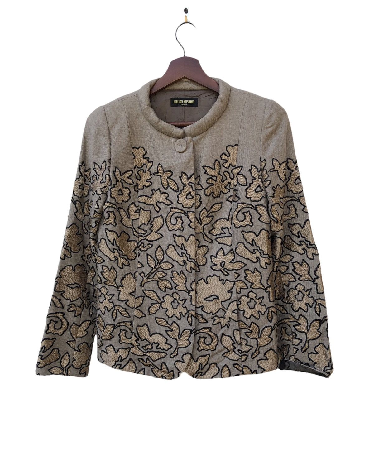 Hiroko Koshino Homme 🫴🏻VTG Hiroko Korshino Embroidered Navite Floral Jacket Size US M / EU 48-50 / 2 - 1 Thumbnail