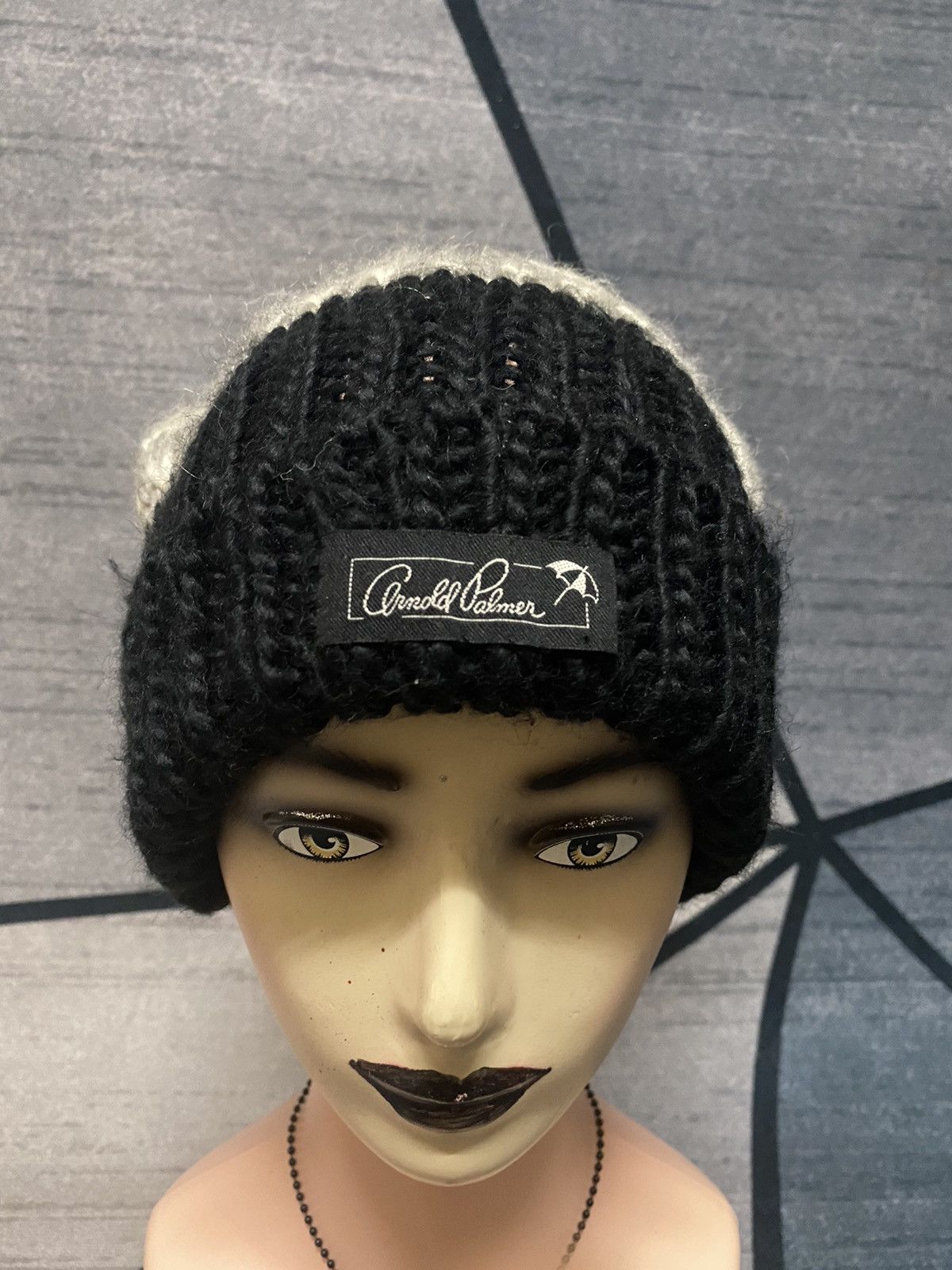 Japanese Brand Vintage Arnold Palmer Knitted Native Beanie Hat Size ONE SIZE - 2 Thumbnail