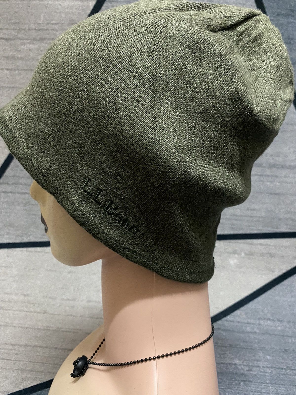 L.L. Bean × Vintage L.L.BEAN Reversible Embroidered Logo Beanie Hat Size ONE SIZE - 3 Thumbnail