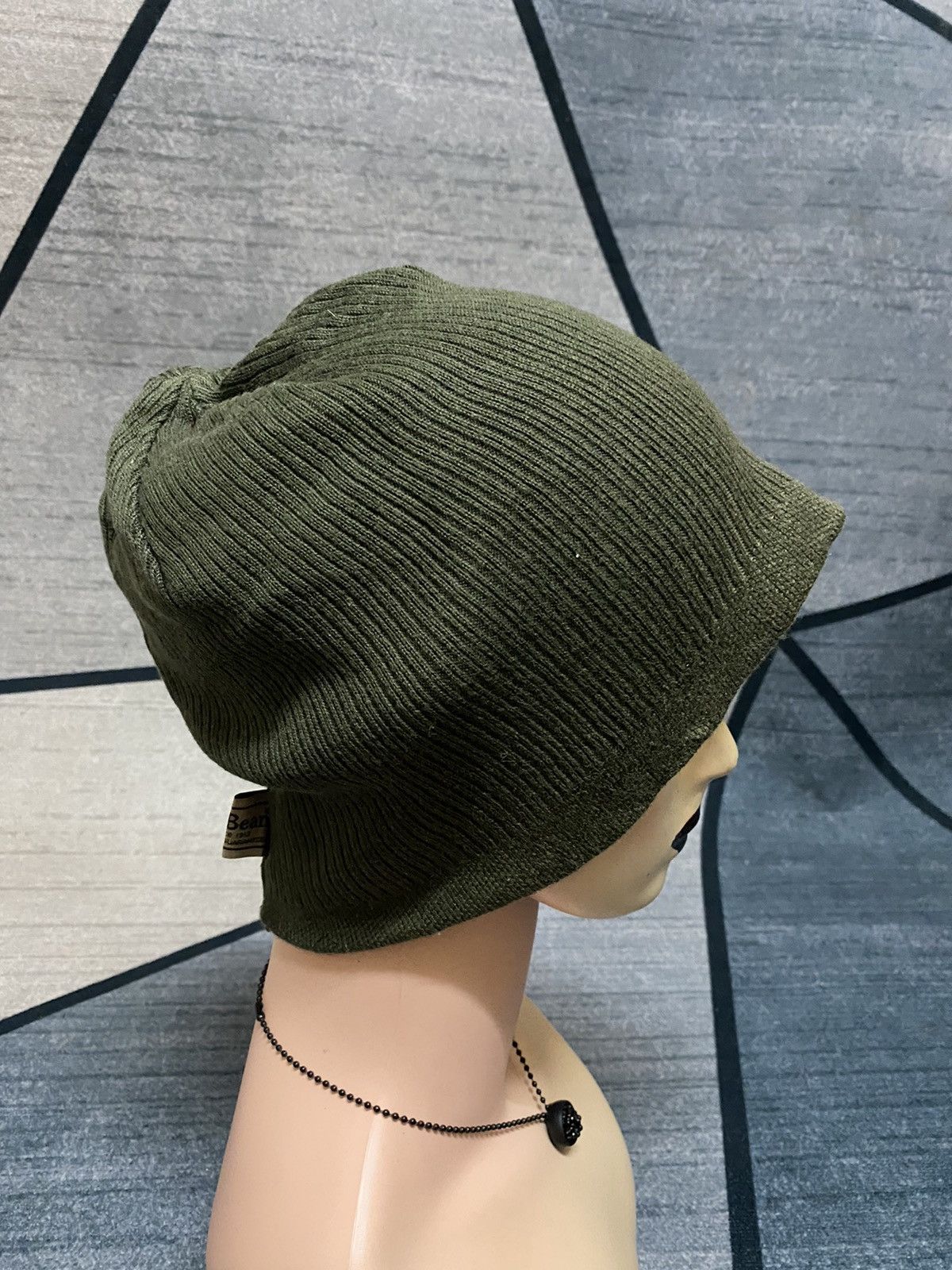 L.L. Bean × Vintage L.L.BEAN Reversible Embroidered Logo Beanie Hat Size ONE SIZE - 7 Thumbnail