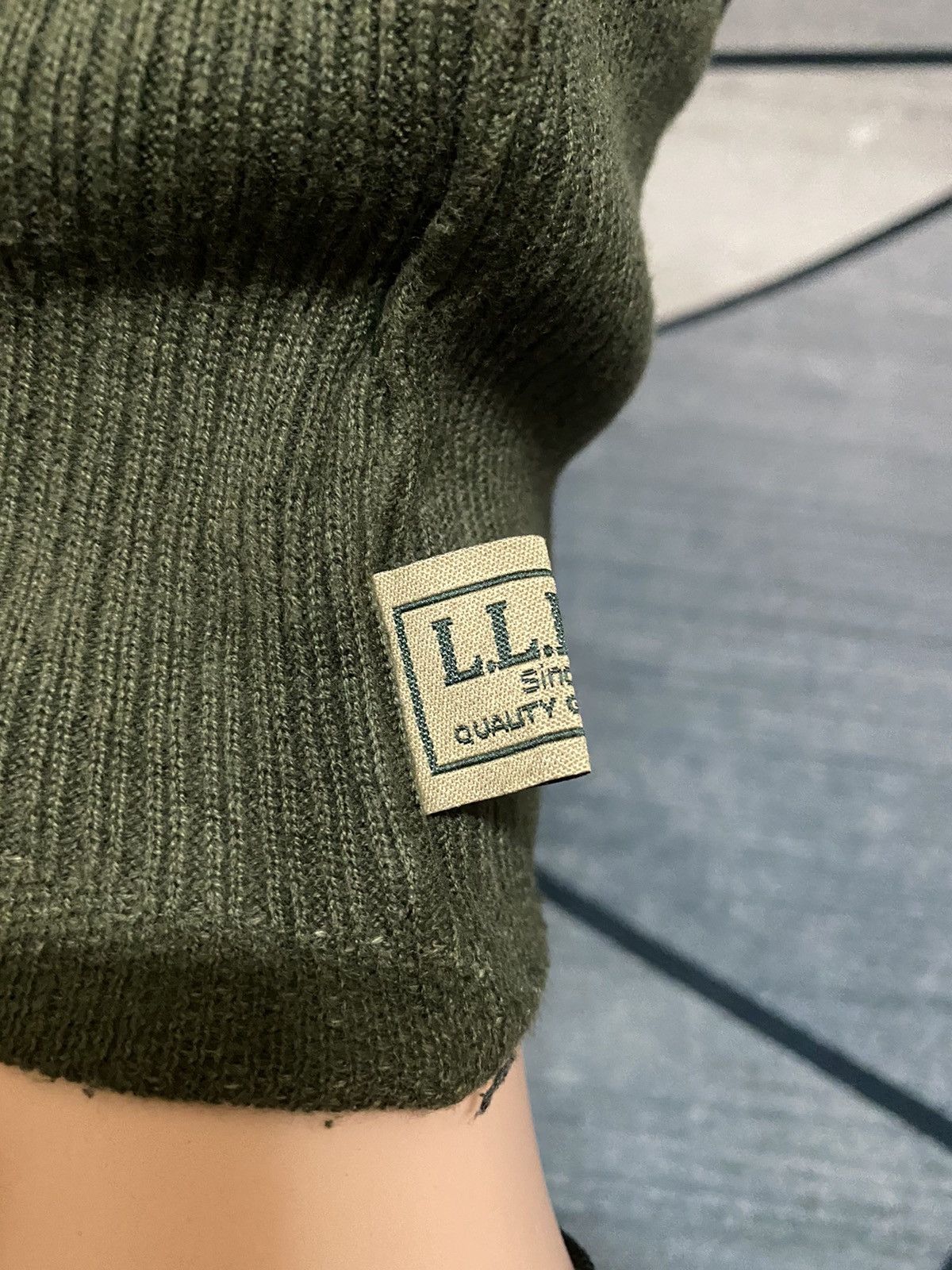 L.L. Bean × Vintage L.L.BEAN Reversible Embroidered Logo Beanie Hat Size ONE SIZE - 9 Thumbnail