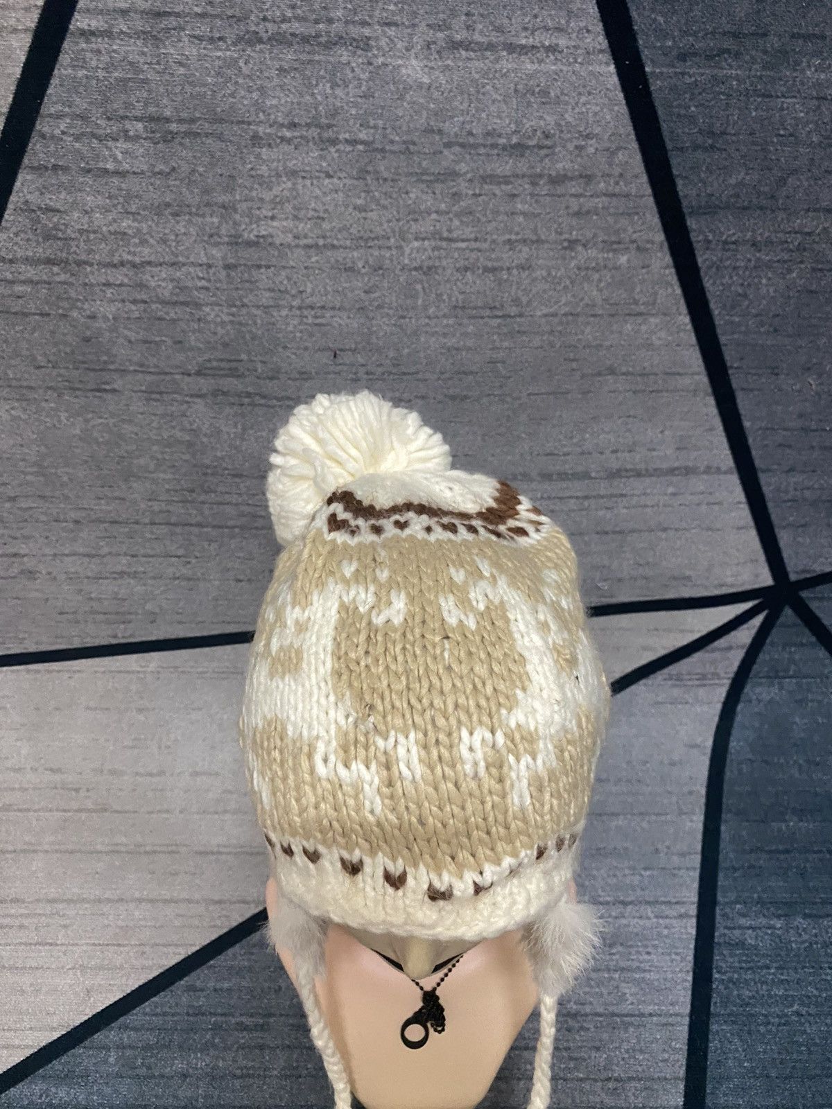 Japanese Brand × Native Japan Trapper Knitted Native Beanie Hat Size ONE SIZE - 5 Thumbnail