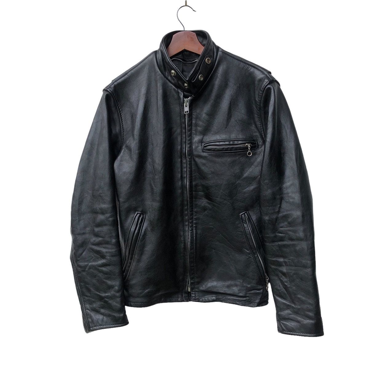 Schott VINTAGE SCHOTT 641 EASY RIDER LEATHER CAFE RACER JACKET | Grailed