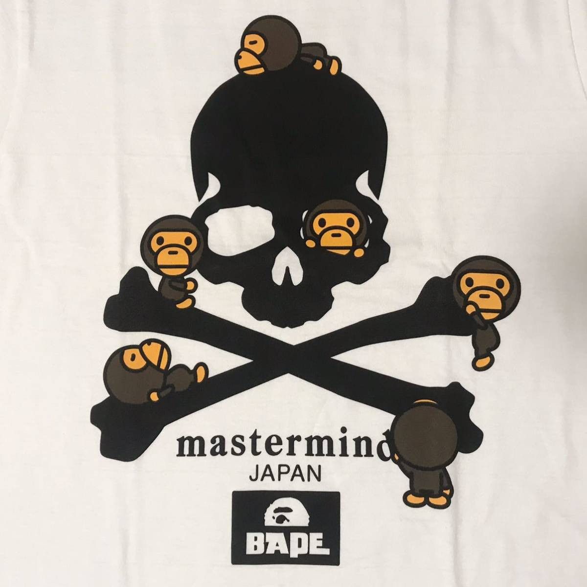 Bape × Mastermind Japan 2011 BAPE × mastermind skull Milo T-shirt MMJ a bathing ape Size US S / EU 44-46 / 1 - 2 Thumbnail