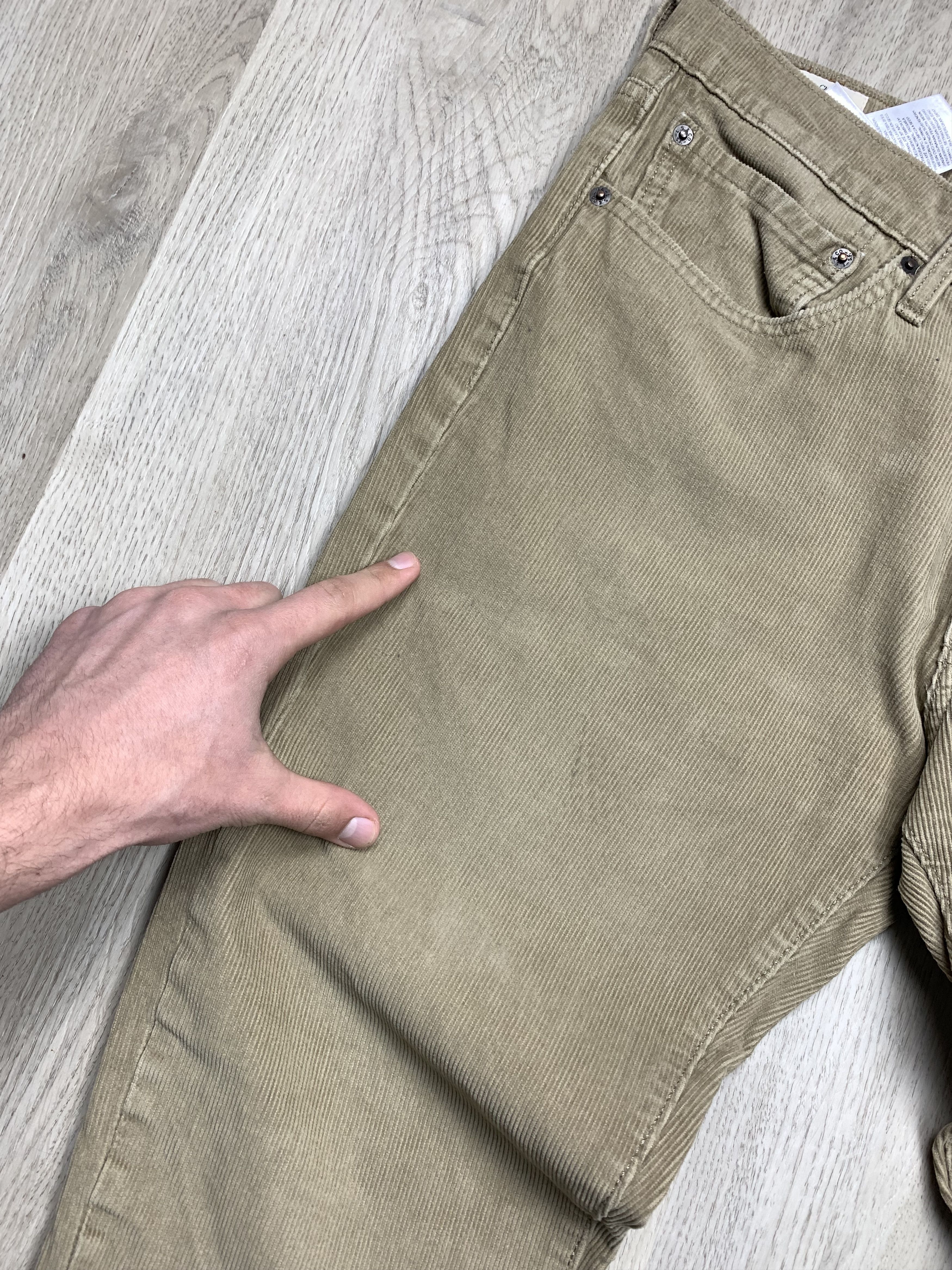 Levi's × Levi's Vintage Clothing × Vintage Levis 511 White Tab Corduroy Denim Pants Jeans Size US 34 / EU 50 - 8 Thumbnail