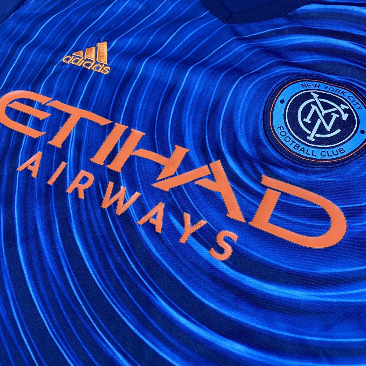 Adidas New York City FC Football 2016 Shirt Club Jersey MLS Size US S / EU 44-46 / 1 - 5 Thumbnail