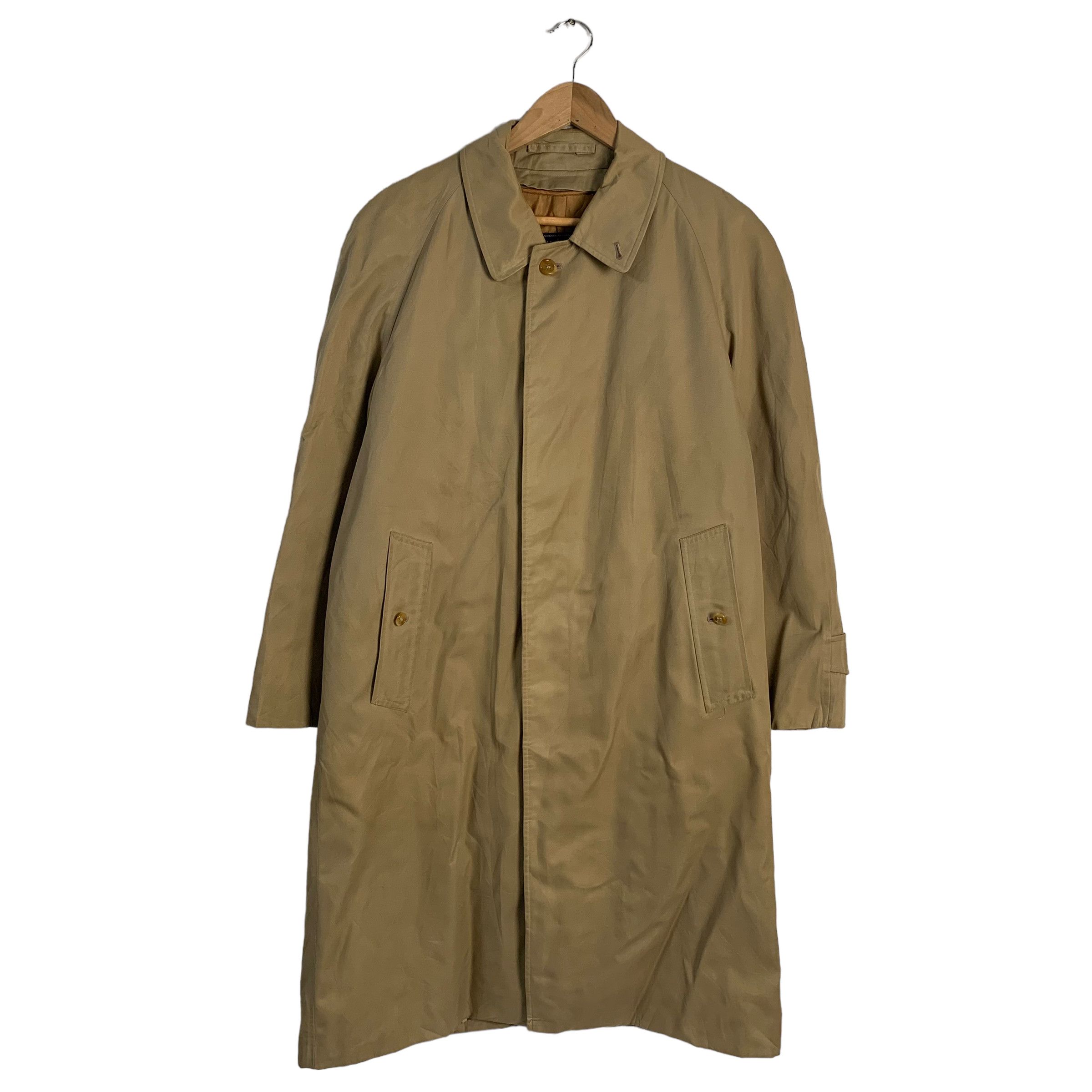 image of Burberrys Nova Check Inside Trench Coat Made In England in Brown, Men's (Size Medium)