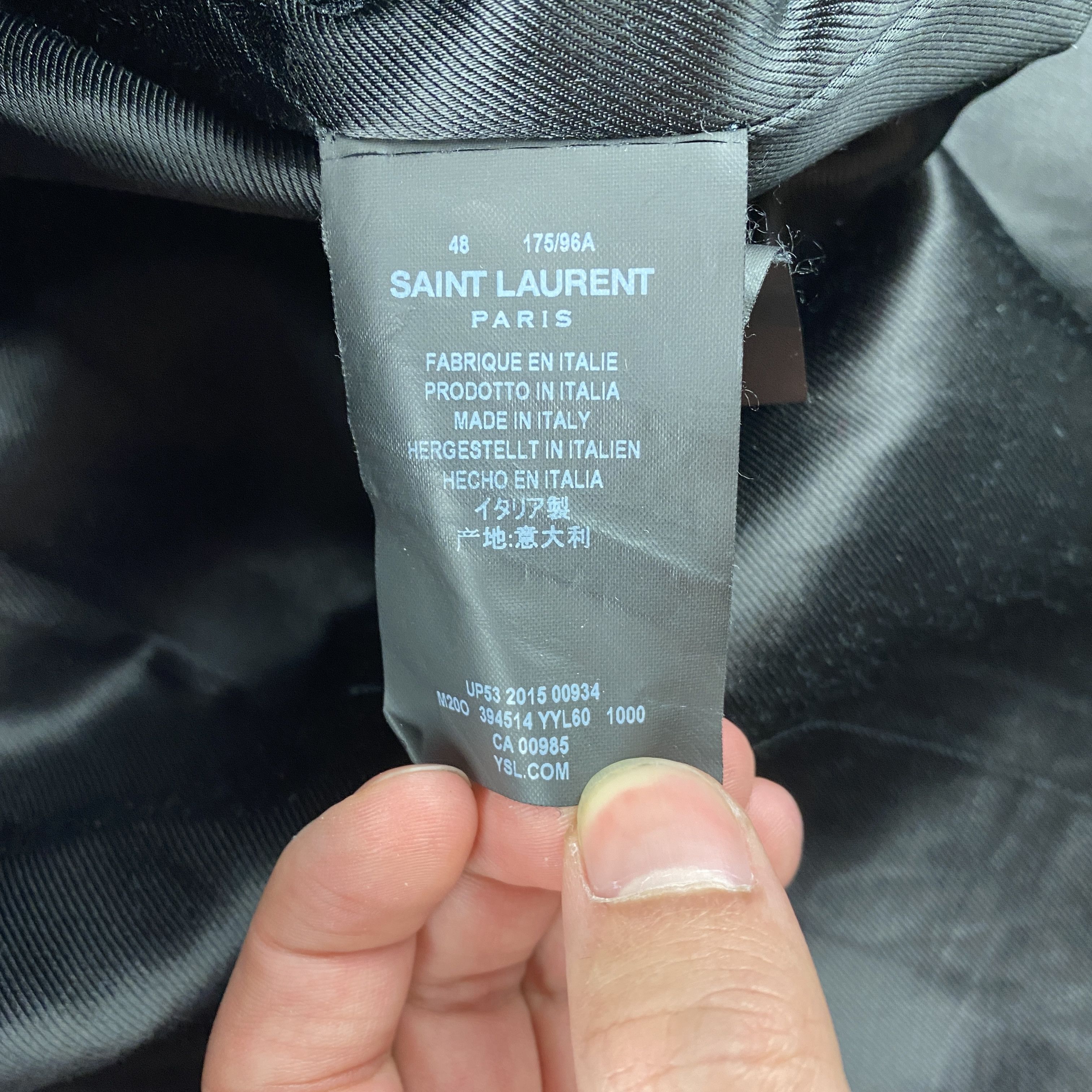 Saint Laurent Paris Saint Laurent FW15 4 Button Peacoat Size US M / EU 48-50 / 2 - 5 Thumbnail