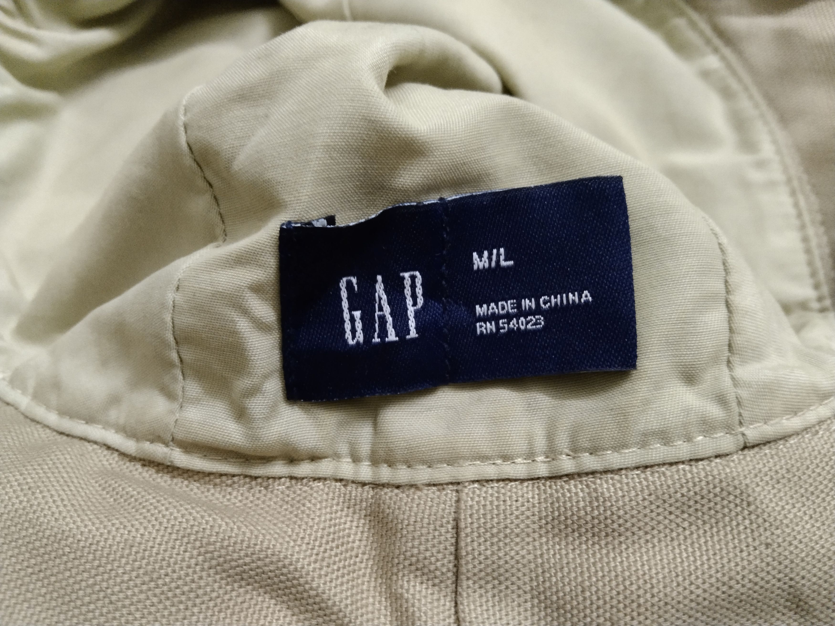 Gap × Vintage RARE🔥 GAP COTTON KHAKI BUCKET HAT Size ONE SIZE - 20 Thumbnail