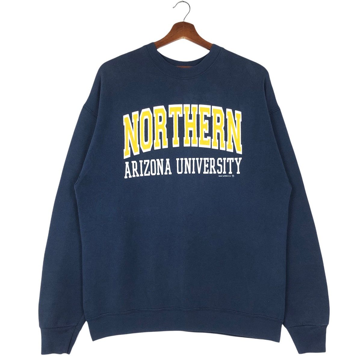 image of Collegiate x Vintage 90's Northern Arizona University Sweatshirt in Blue, Men's (Size XL)