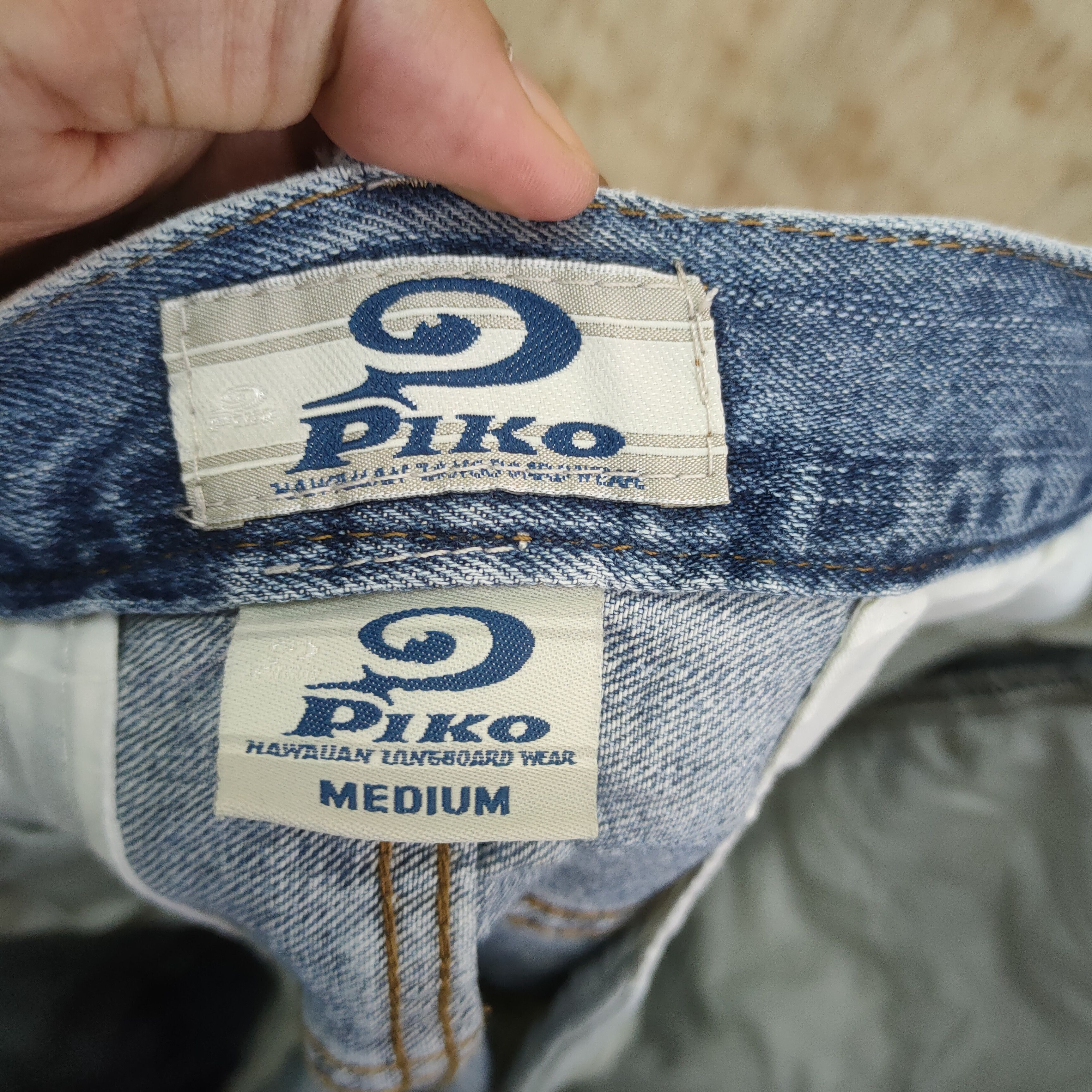 Japanese Brand VINTAGE PIKO HAWAIIAN FADED CARGO PANTS Size US 30 / EU 46 - 14 Thumbnail
