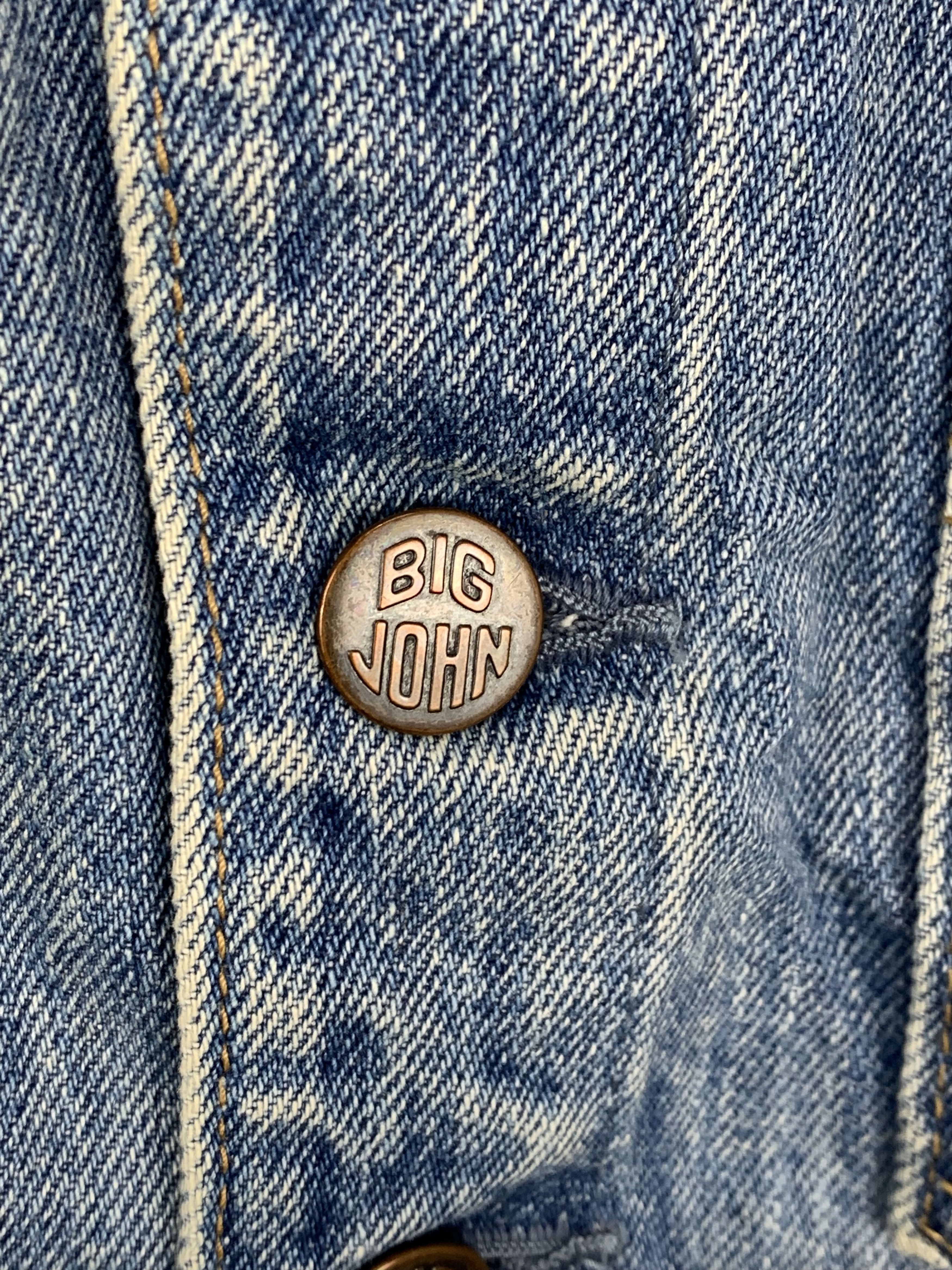 Big John × Vintage Vintage Big John Denim Vest Size US M / EU 48-50 / 2 - 7 Thumbnail