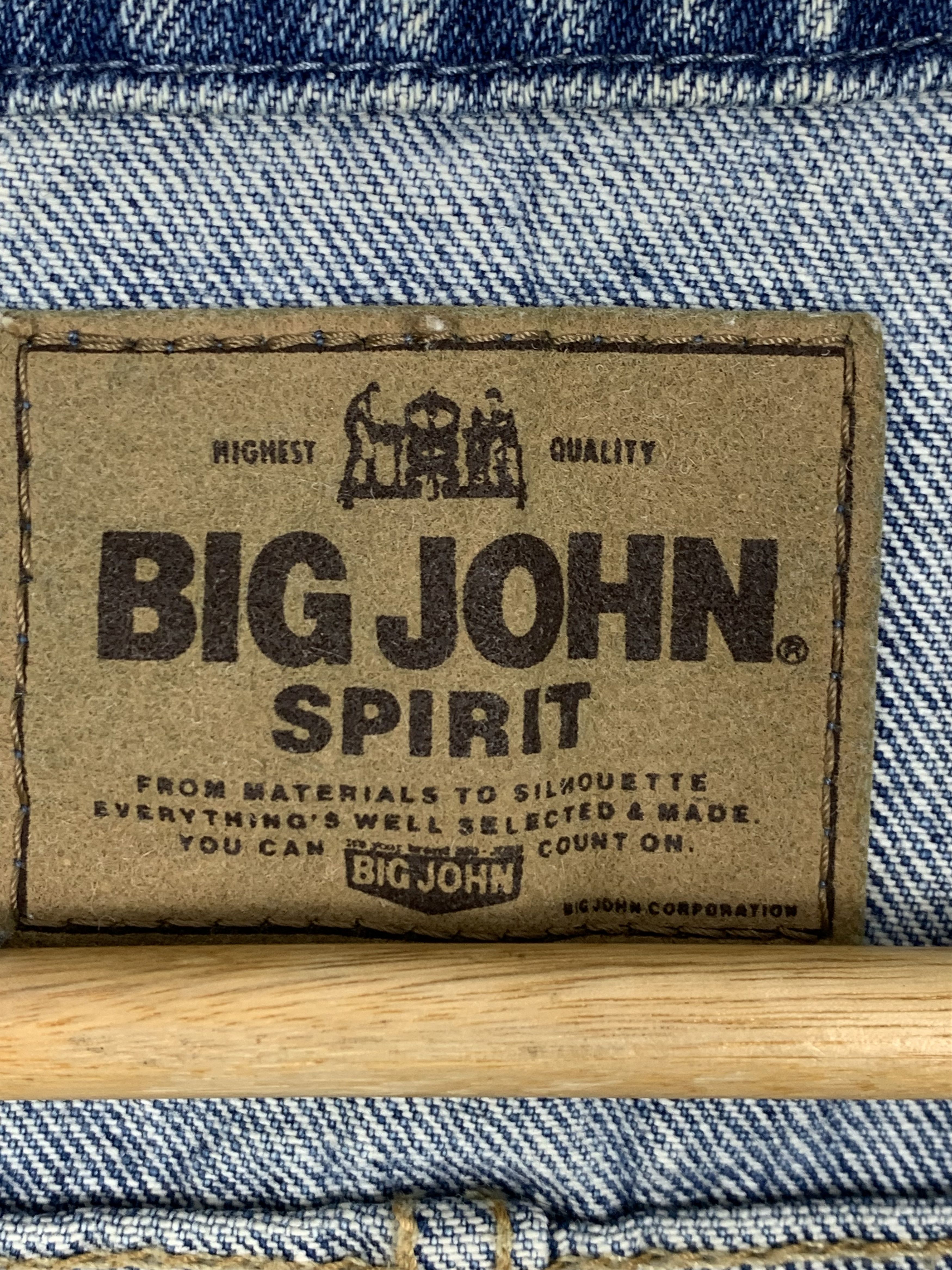Big John × Vintage Vintage Big John Denim Vest Size US M / EU 48-50 / 2 - 5 Thumbnail