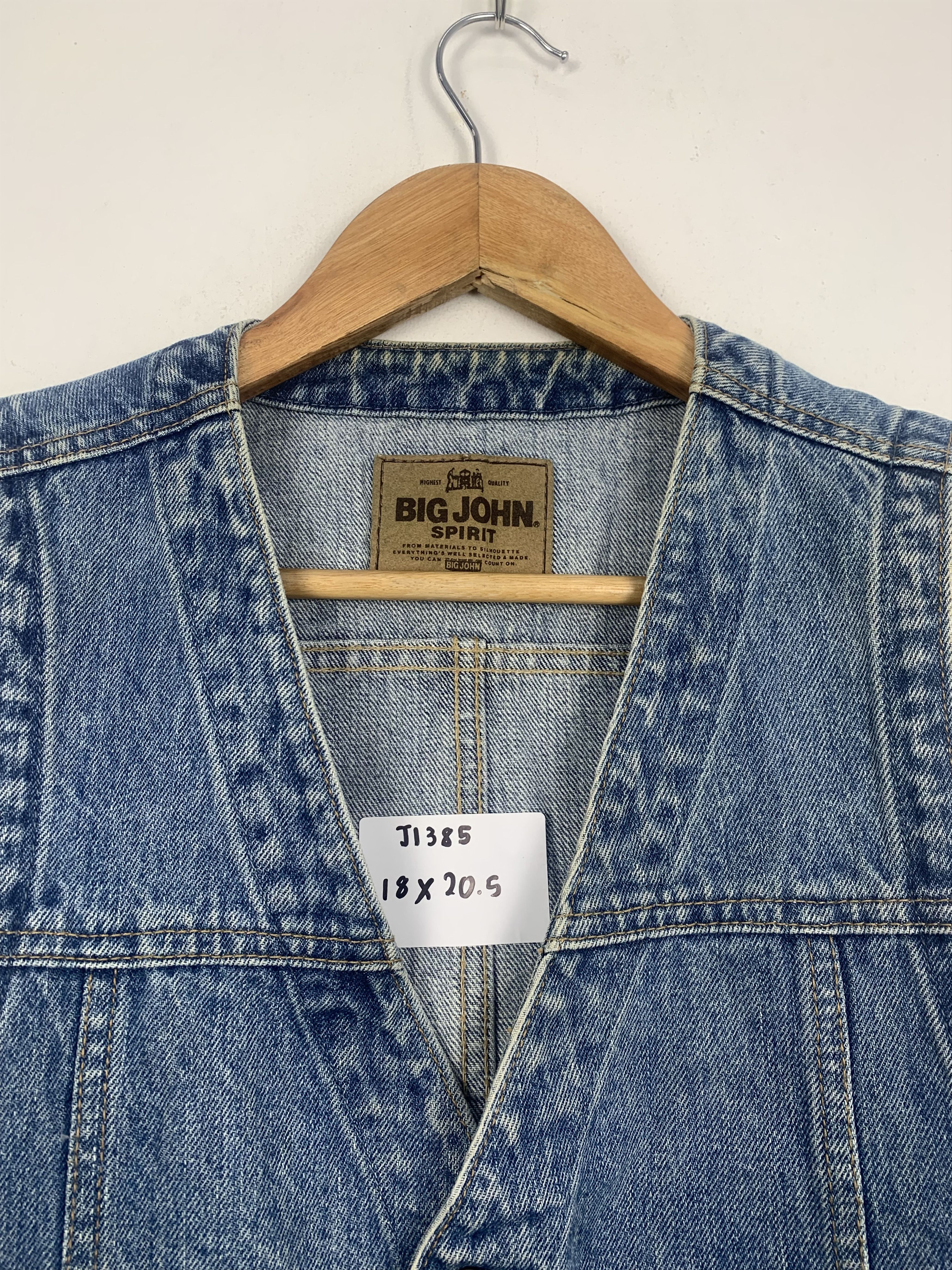 Big John × Vintage Vintage Big John Denim Vest Size US M / EU 48-50 / 2 - 10 Thumbnail