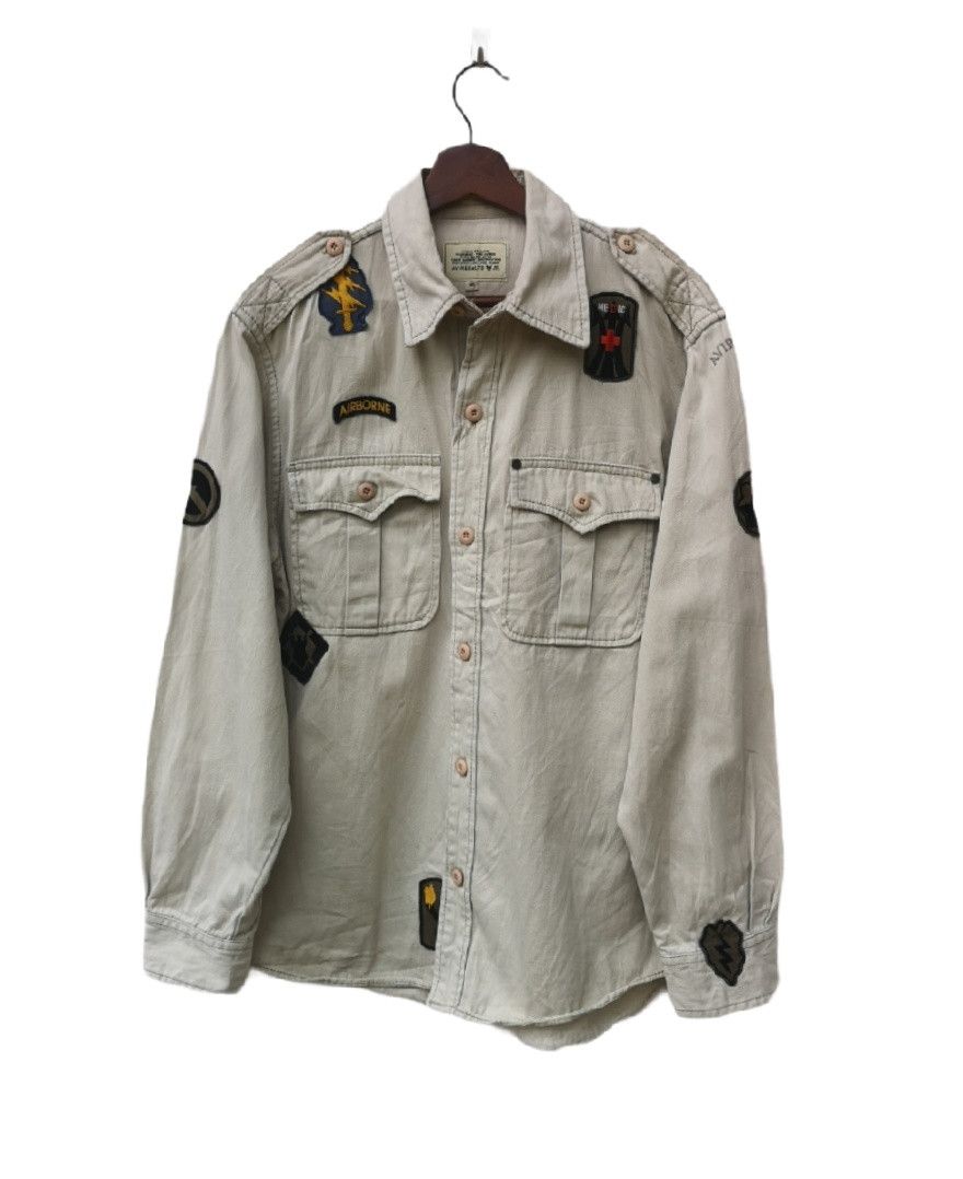 Avirex 🔥Avirex Pacth Button Up Double Pocket Workwear Style Size US M / EU 48-50 / 2 - 1 Thumbnail