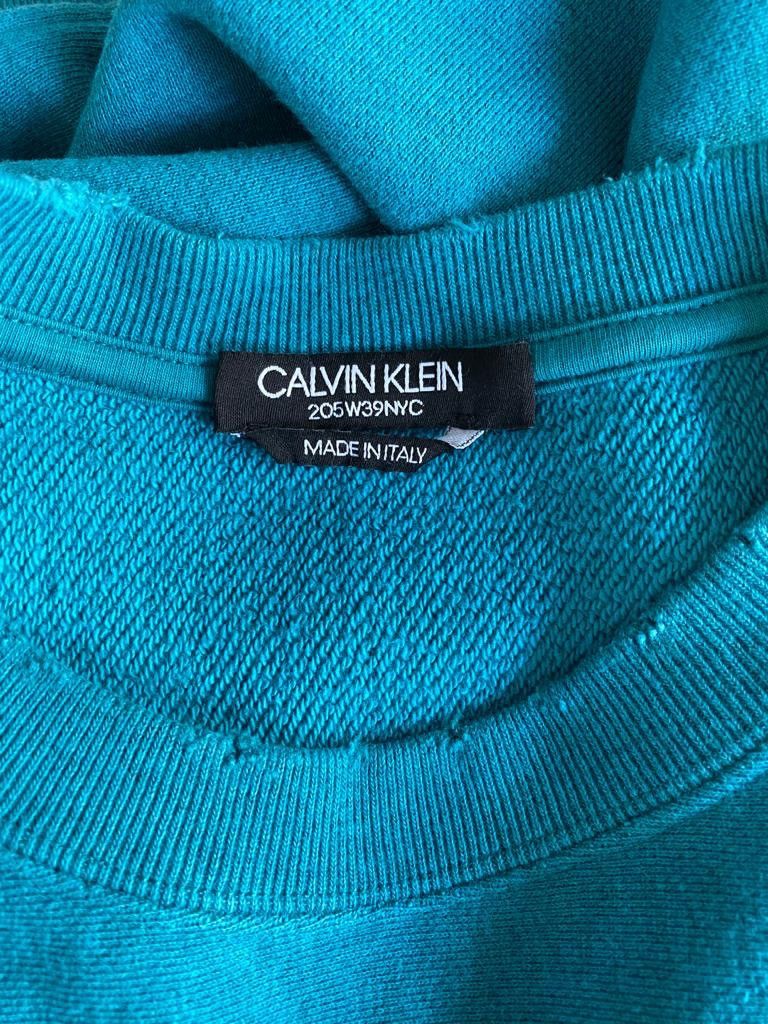 Calvin Klein 205W39NYC × Raf Simons logo embroidered cotton sweatshirt Size US M / EU 48-50 / 2 - 4 Thumbnail
