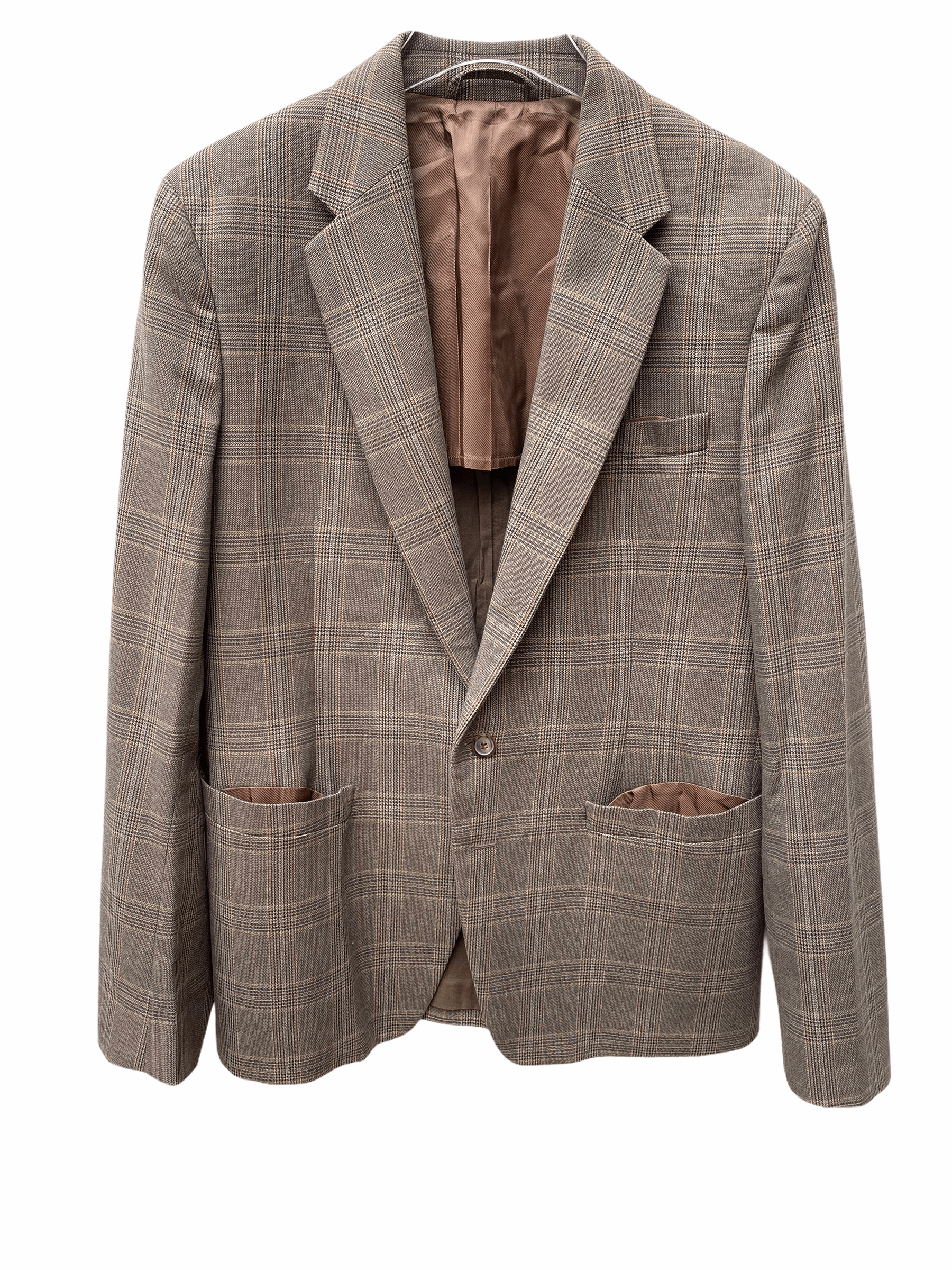 image of Maison Margiela F/w 2006 Grey / Brown Blazer Jacket, Men's (Size 40R)