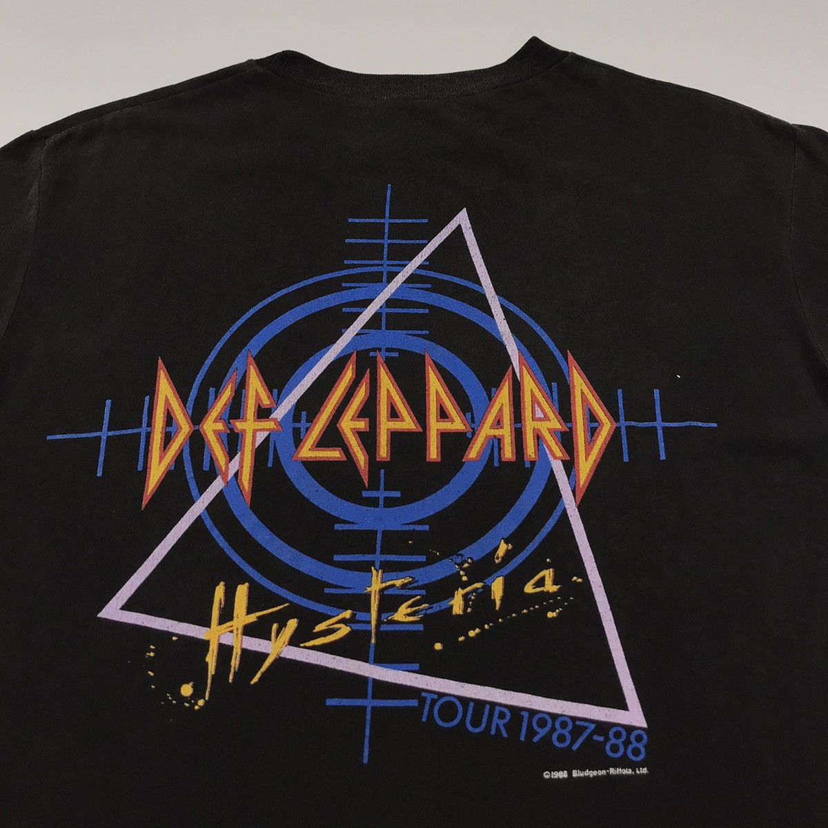 Band Tees × Def Leppard × Vintage Vintage 80s Def Leppard hysteria promo tour t-shirt Size US M / EU 48-50 / 2 - 4 Thumbnail